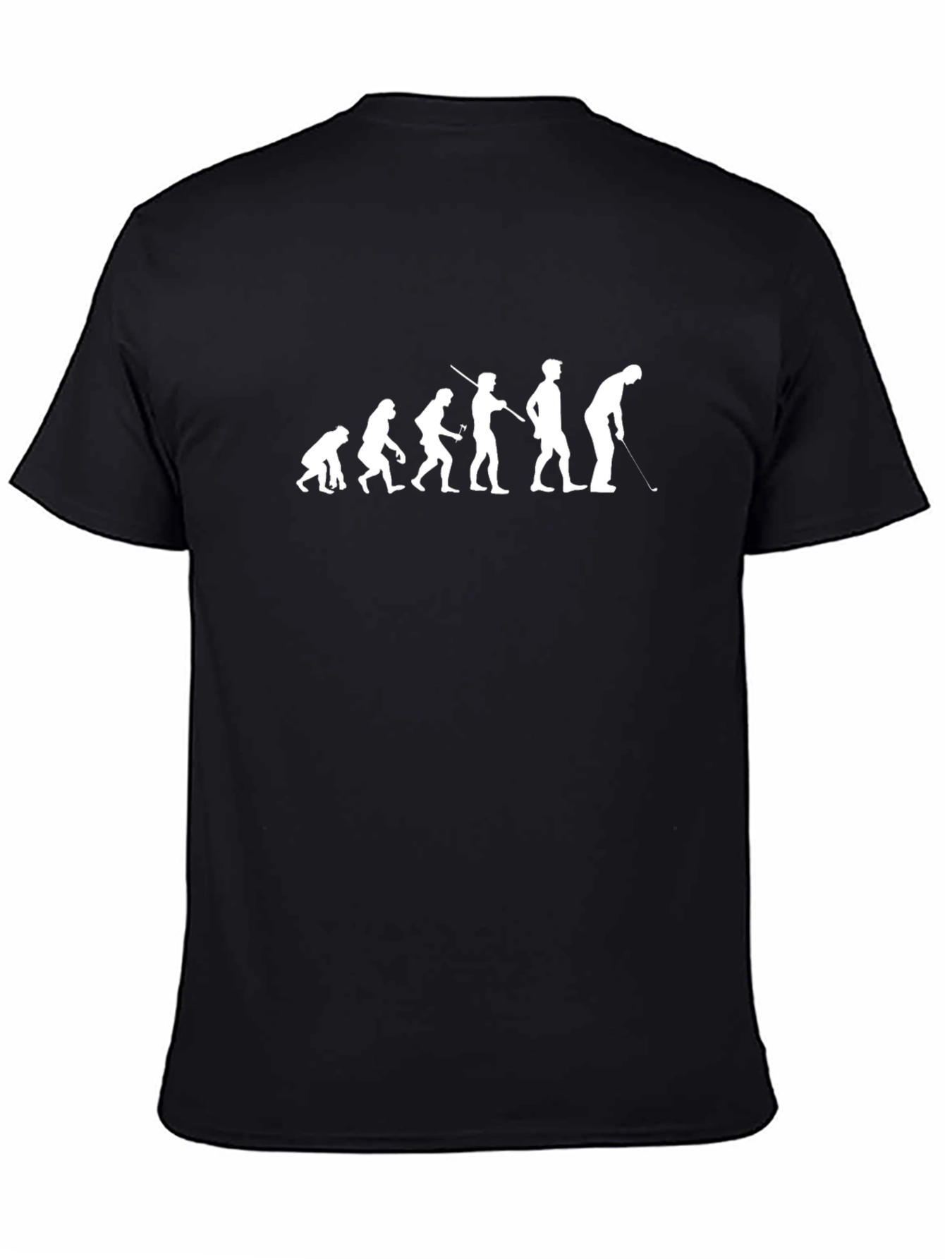 Evolution of Golfing T-Shirt - Funny Tee
