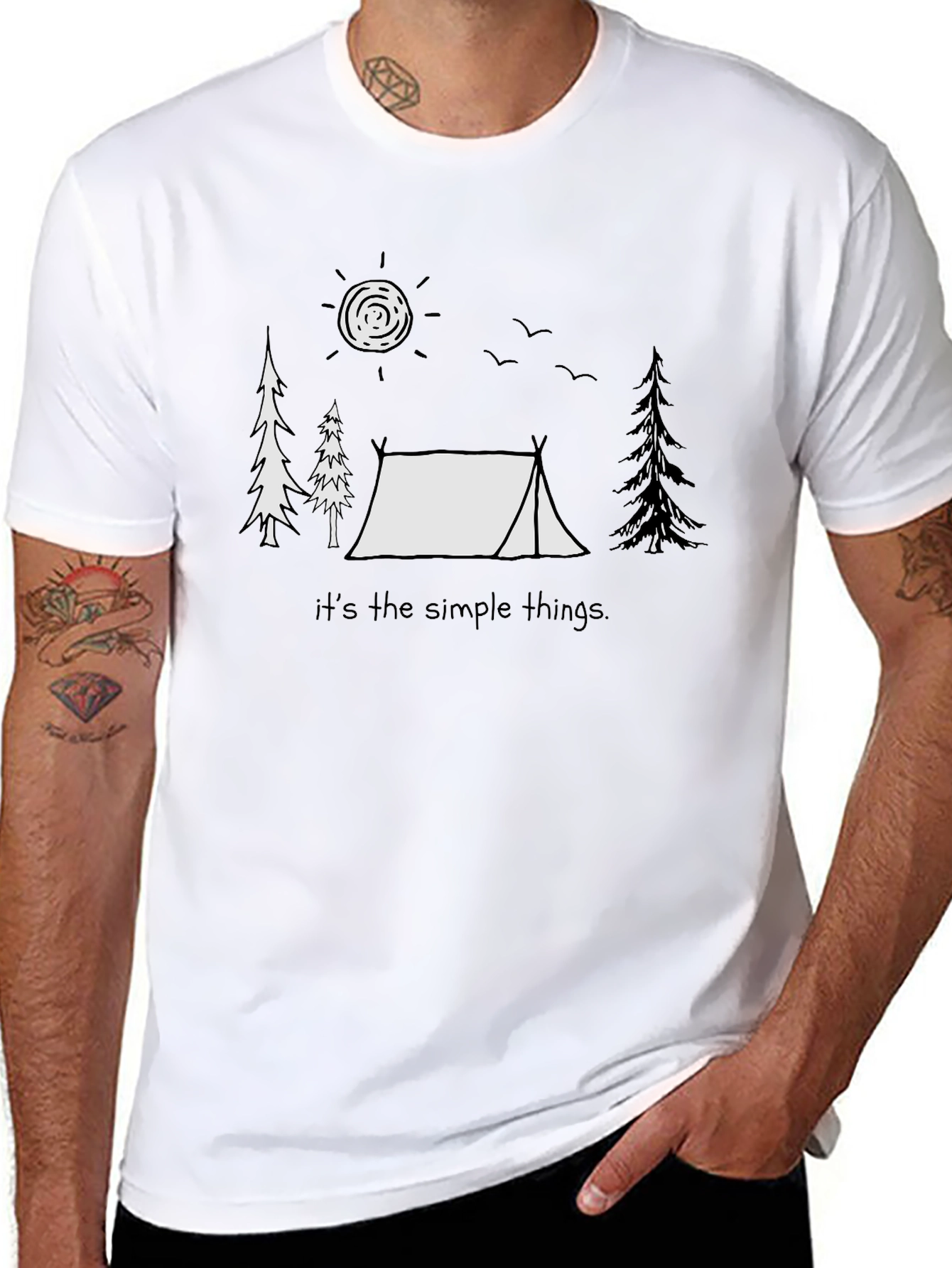 Simple Things Camping Graphic T-Shirt
