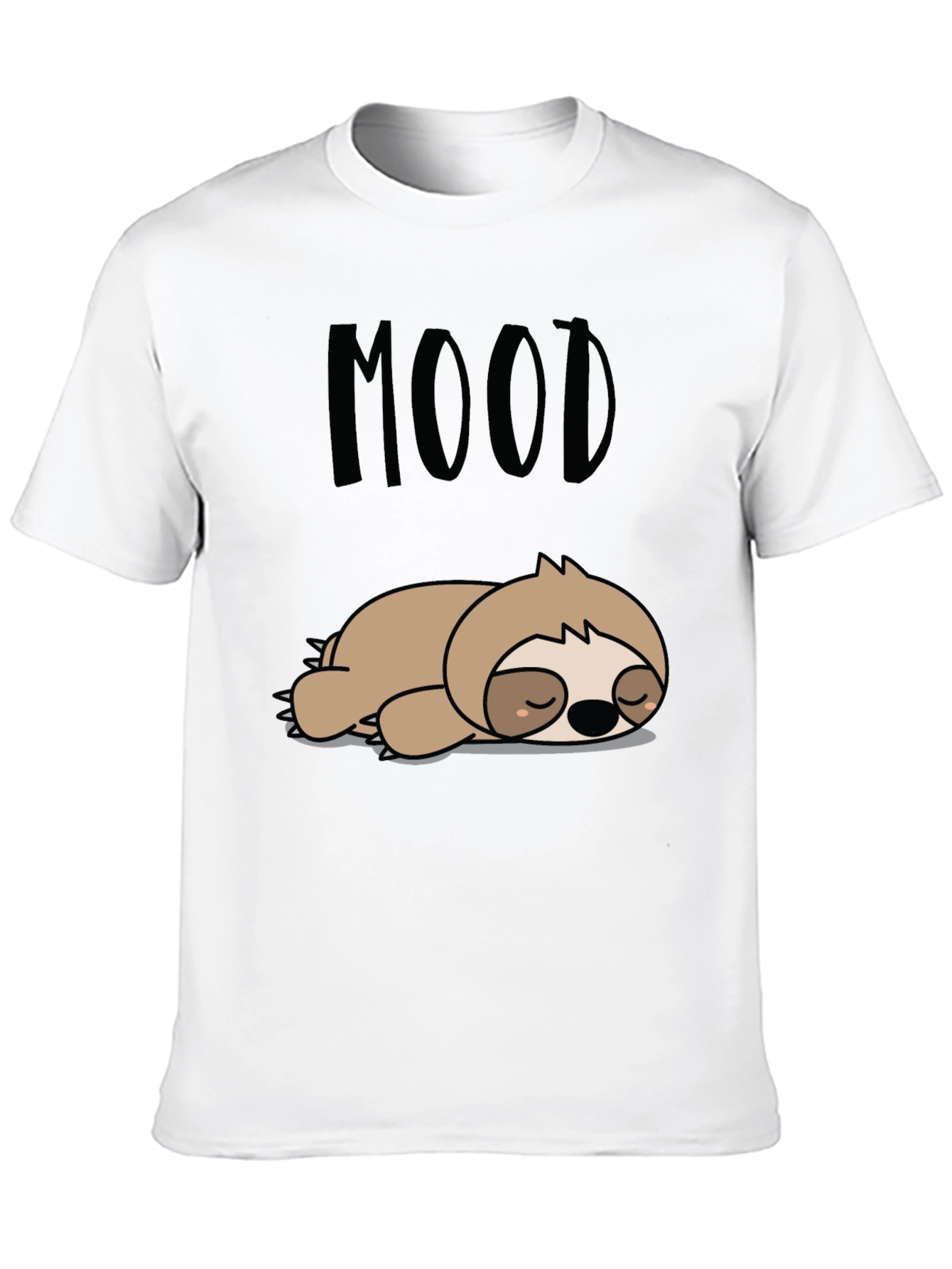 Mood Sloth Graphic T-Shirt - Relaxed Fit