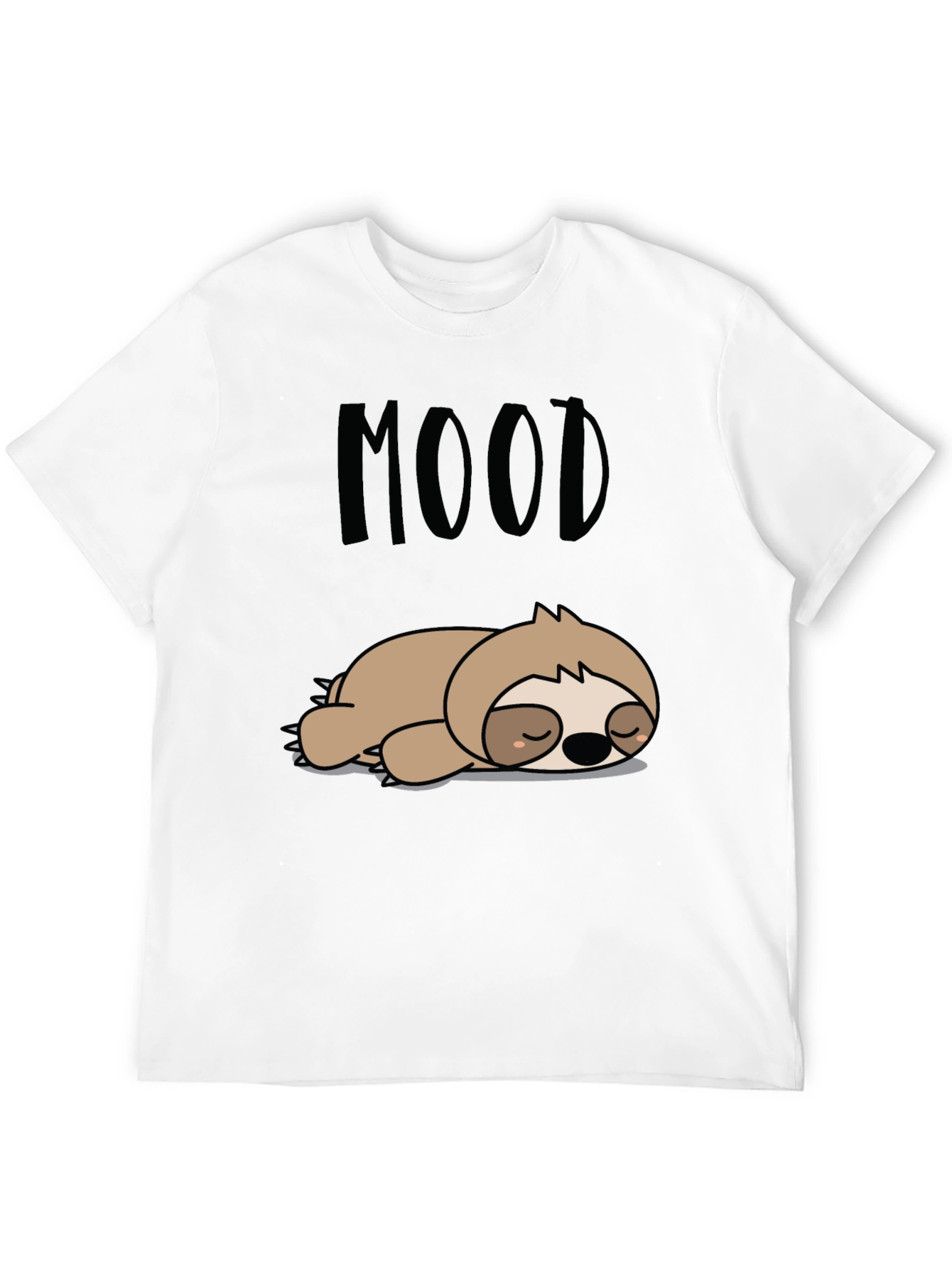 Mood Sloth Graphic T-Shirt - Relaxed Fit
