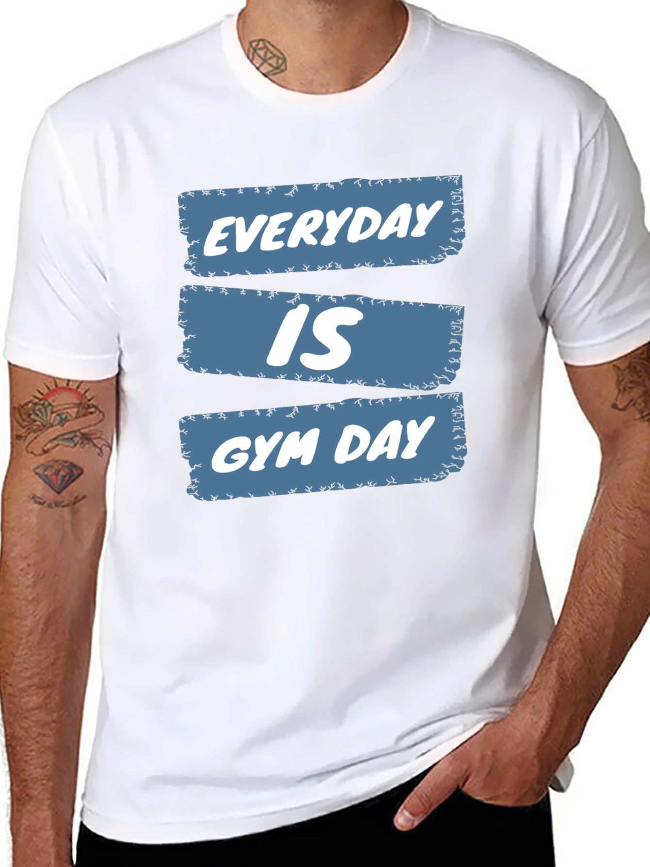 Everyday is Gym Day Black T-Shirt
