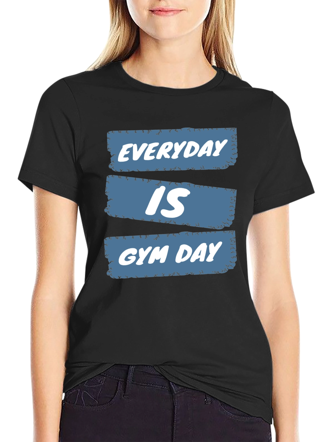 Everyday is Gym Day Black T-Shirt