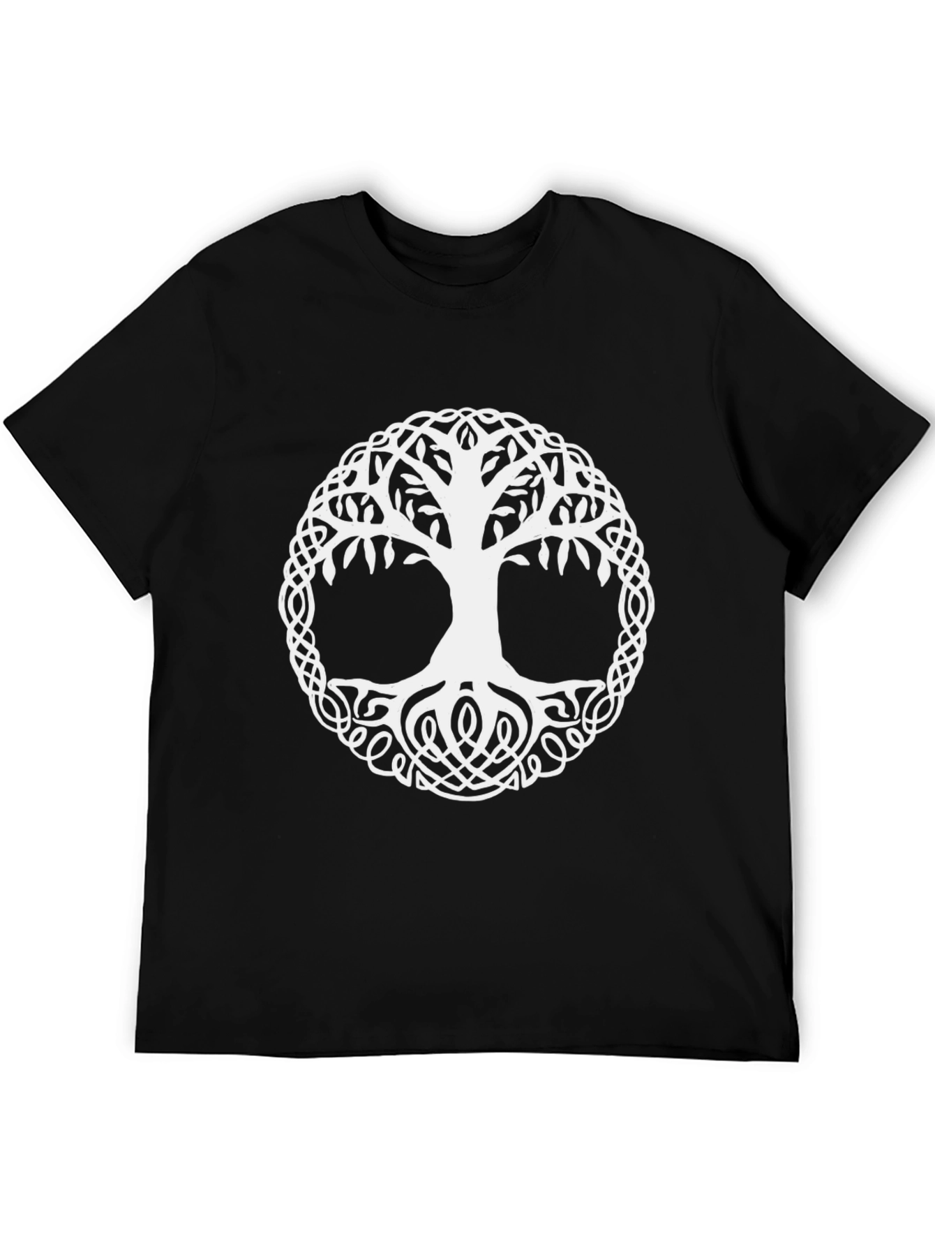 Celtic Tree of Life Graphic Tee - Black