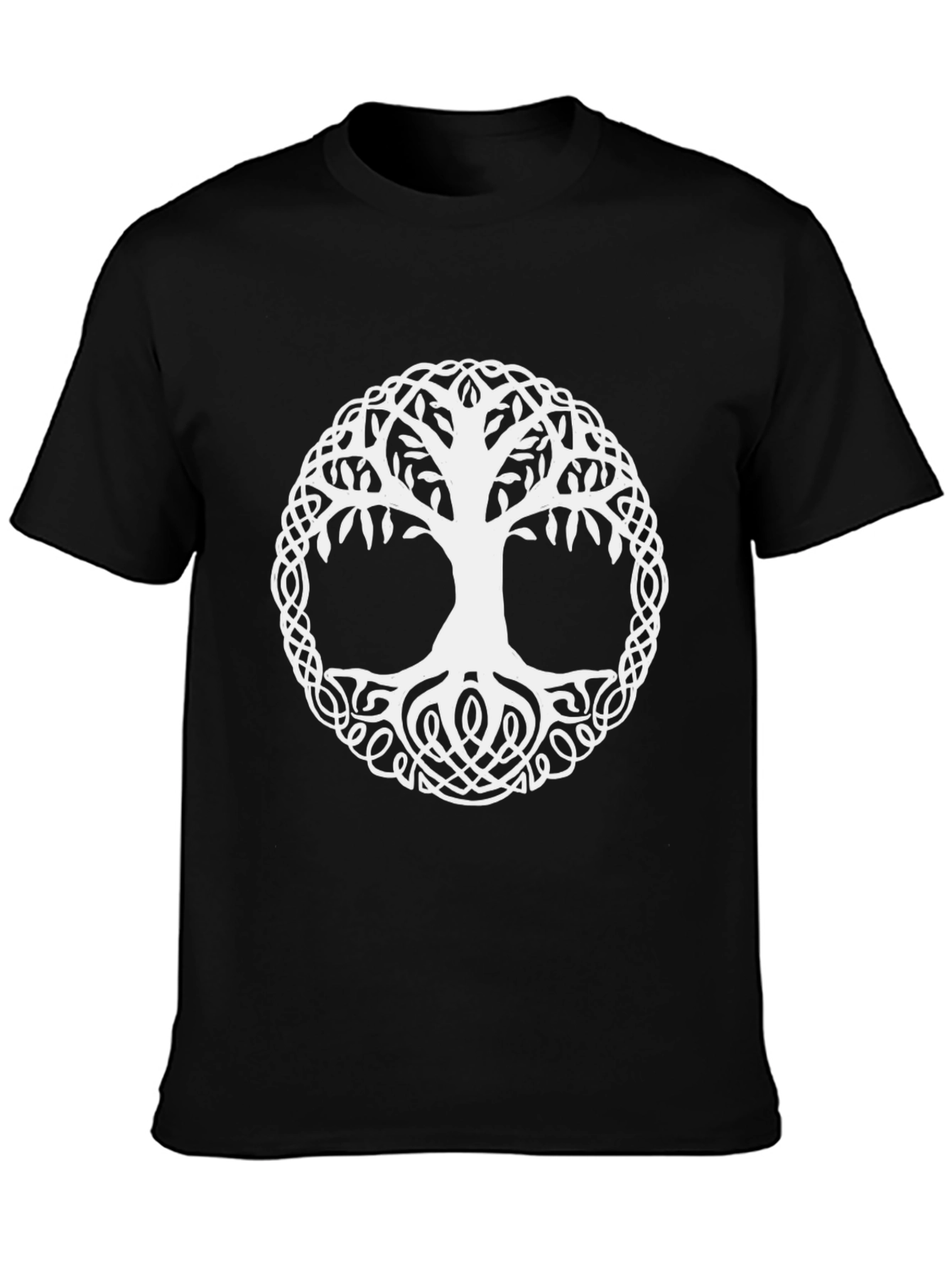 Celtic Tree of Life Graphic Tee - Black