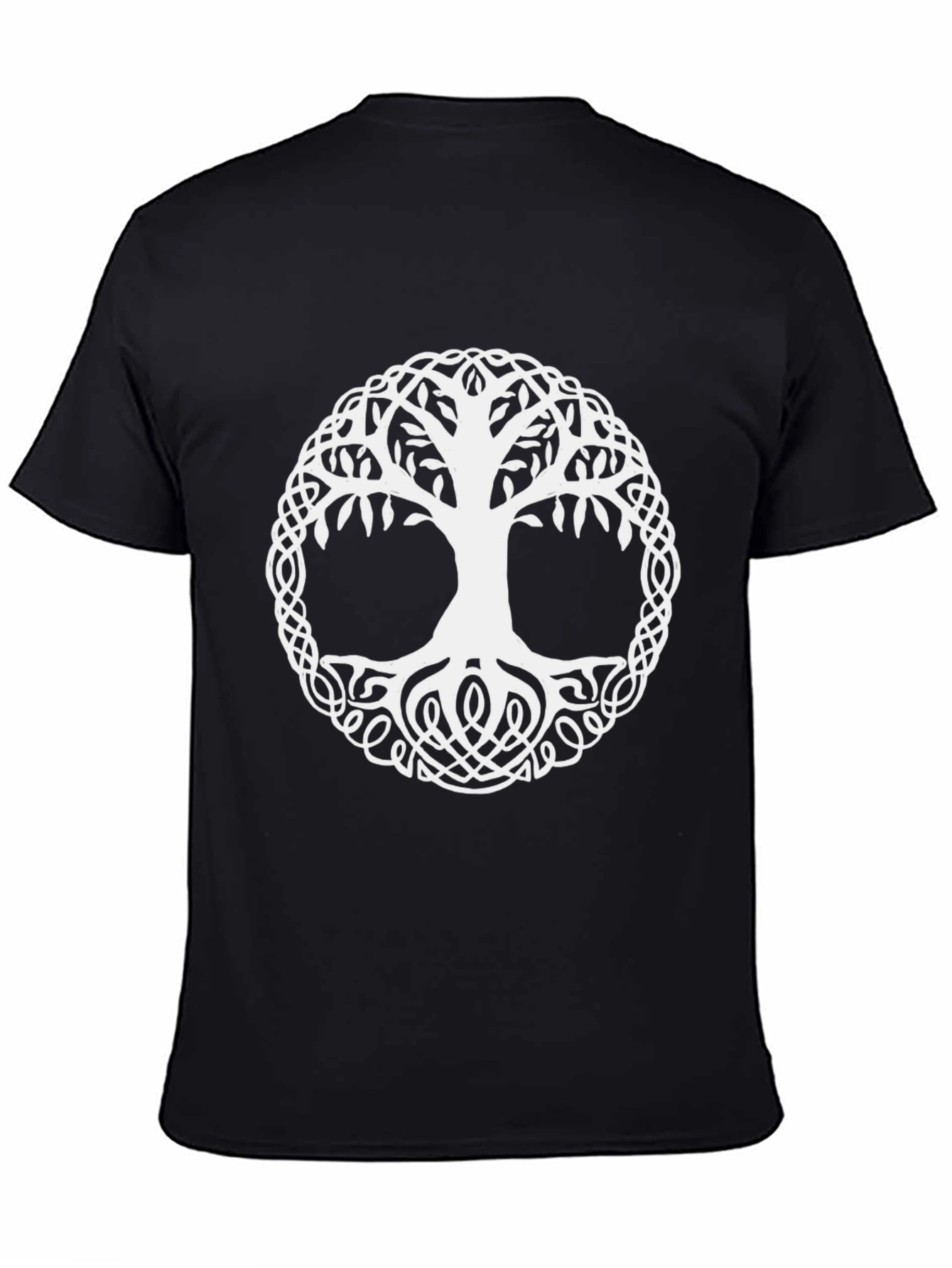 Celtic Tree of Life Graphic Tee - Black