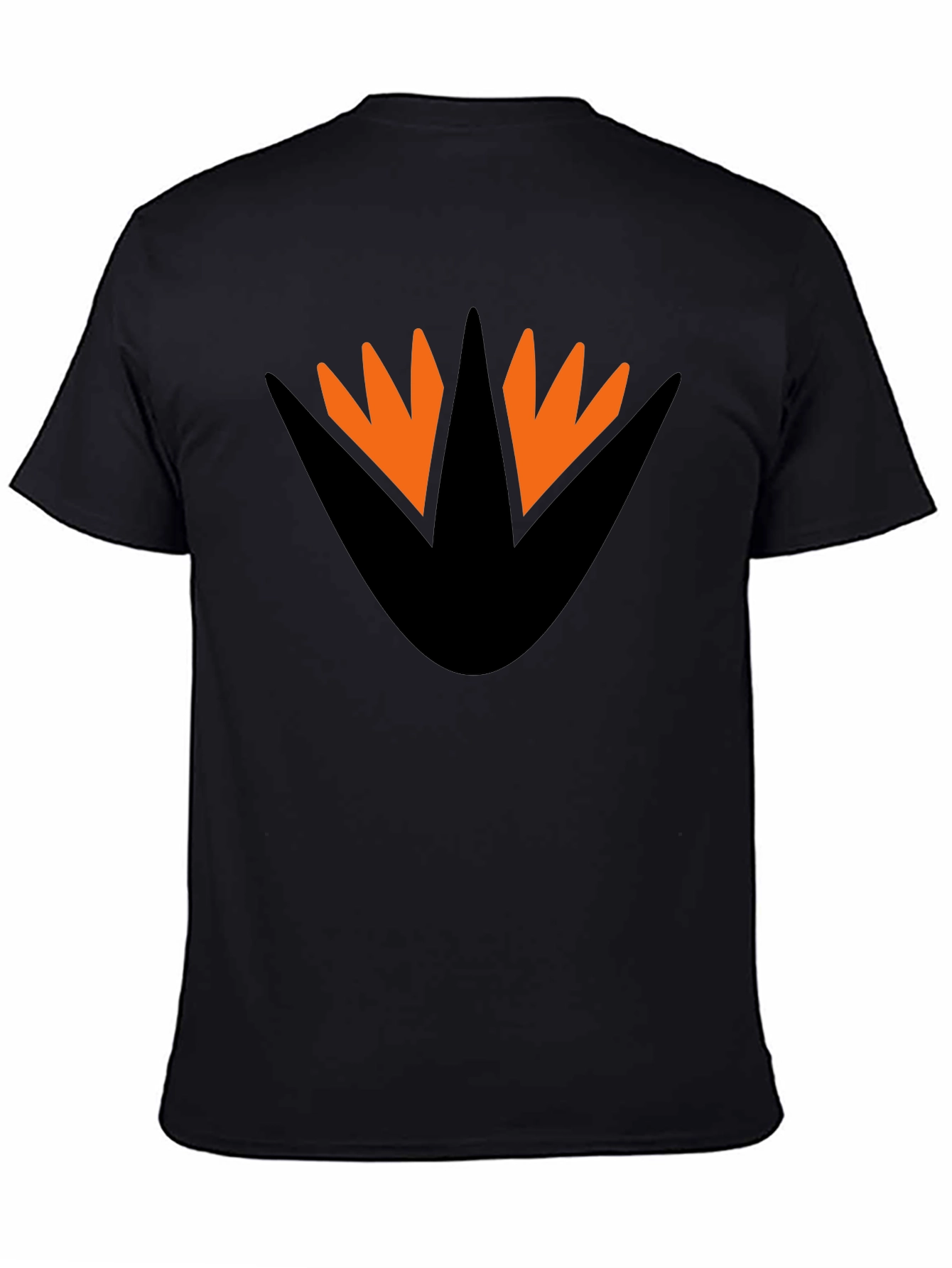 Orange & Black Claw Print T-Shirt