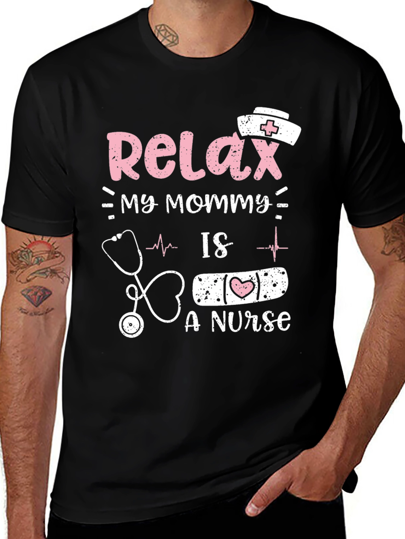 Relax My Mommy Is a Nurse T-Shirt