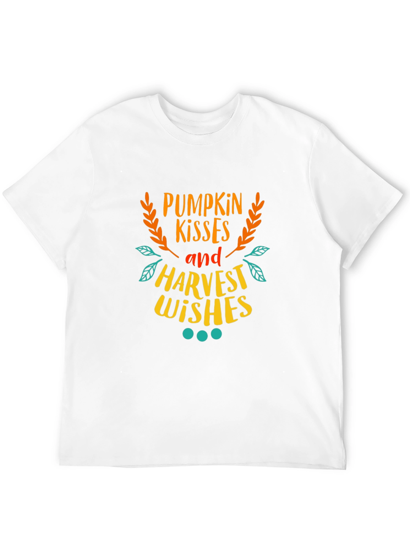 Pumpkin Kisses Harvest Wishes T-Shirt - Fall Festive Top