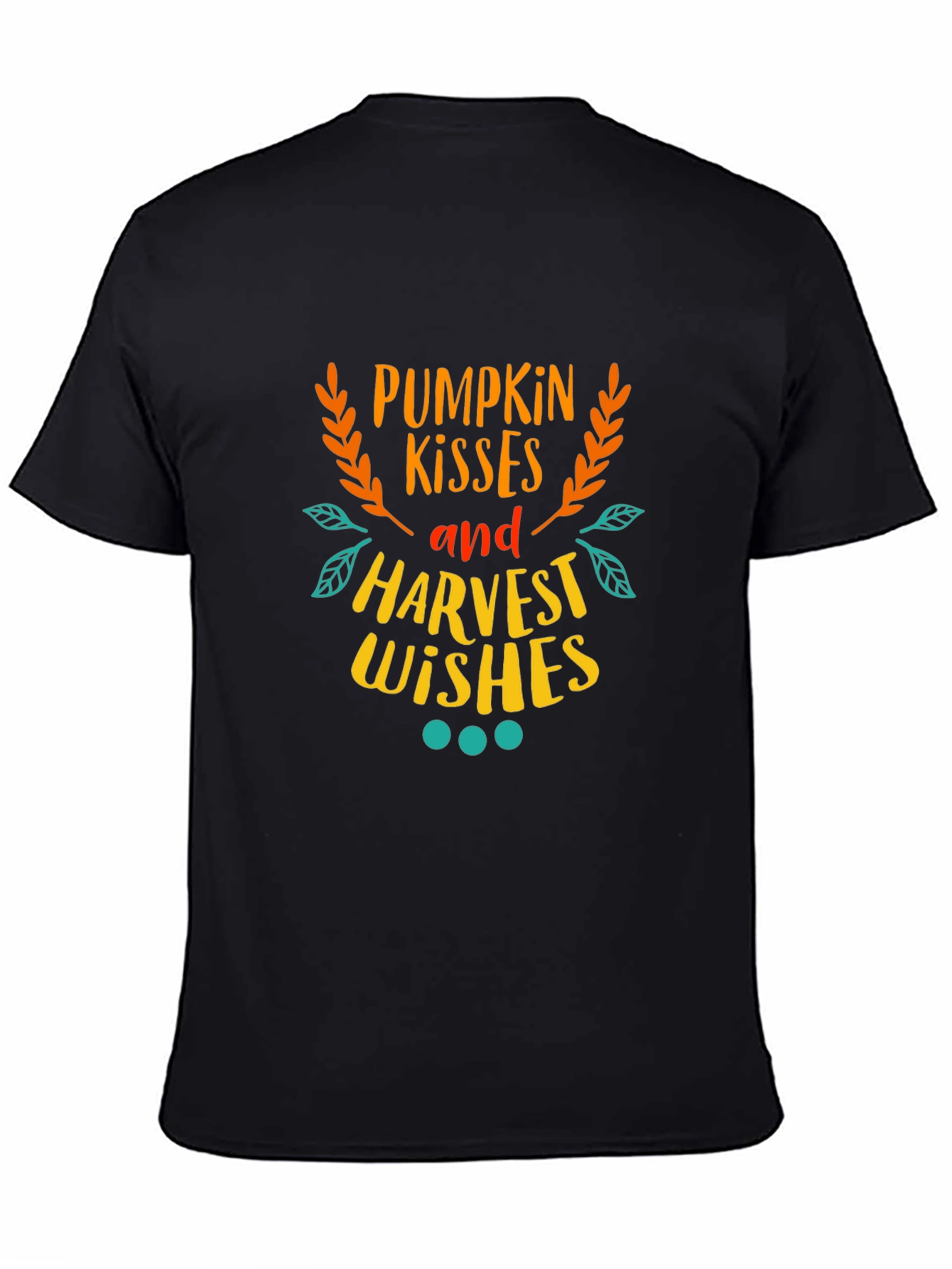 Pumpkin Kisses Harvest Wishes T-Shirt - Fall Festive Top