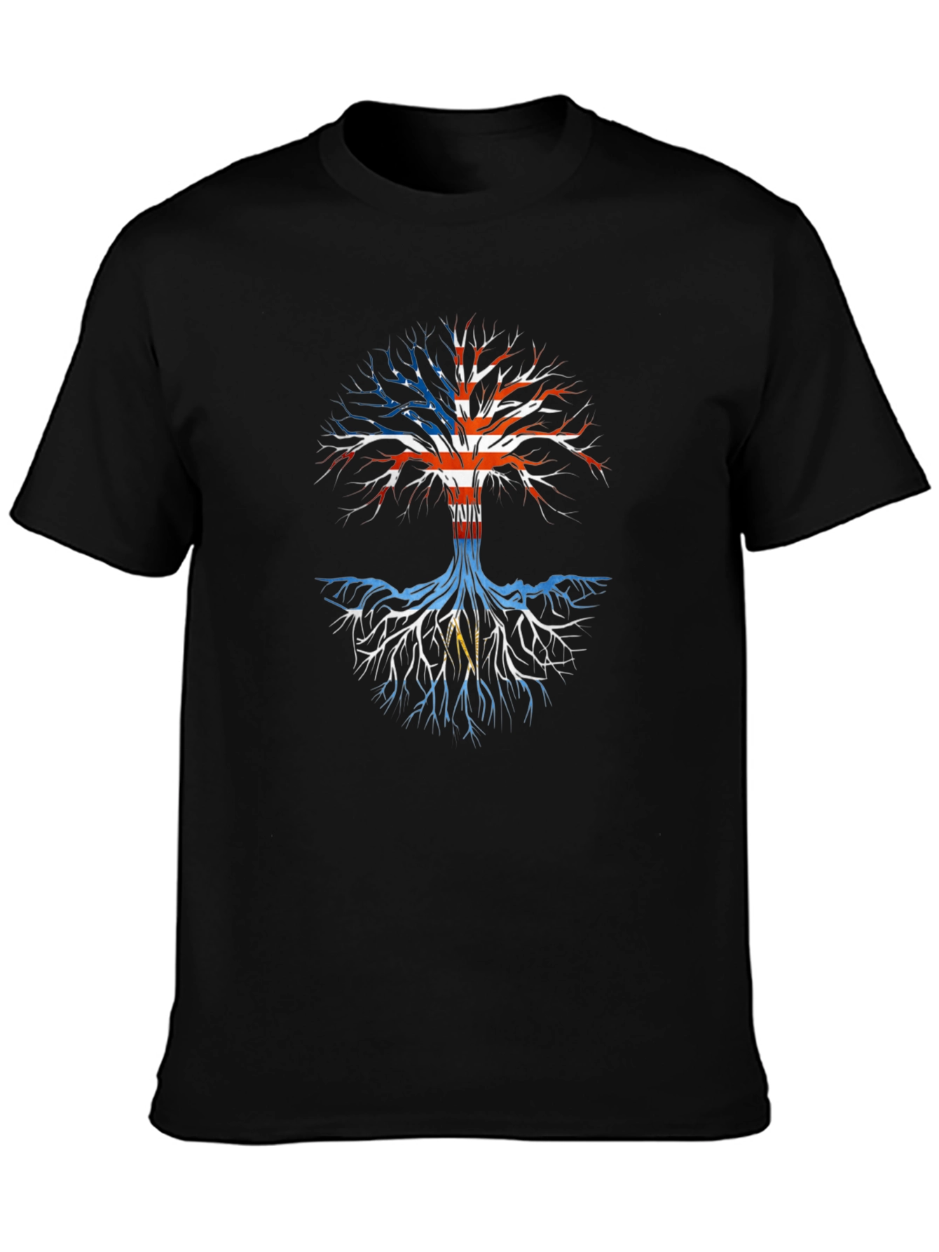 Patriotic Tree T-Shirt - USA Roots Design