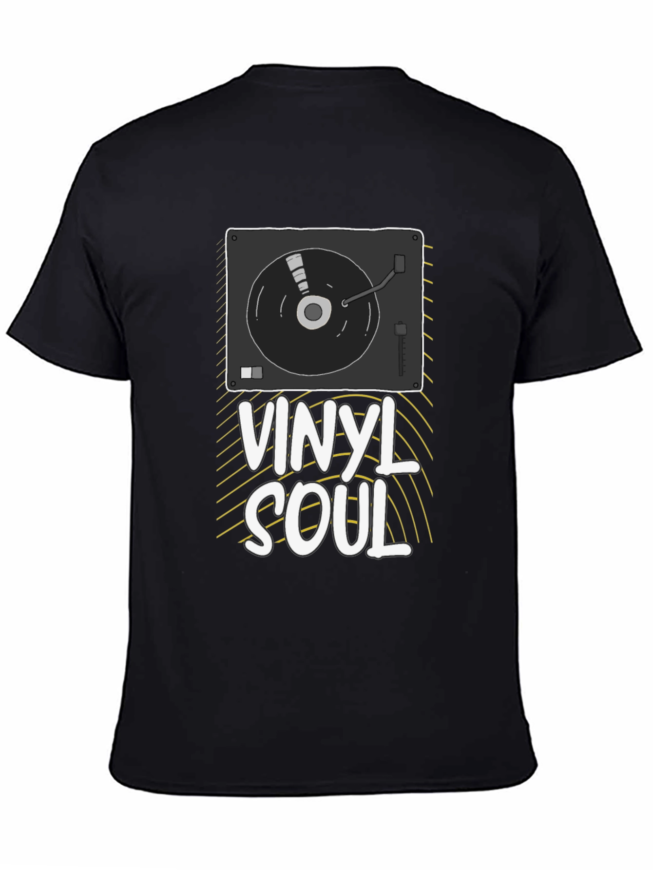 Vinyl Soul Graphic Tee - Music Lover T-Shirt