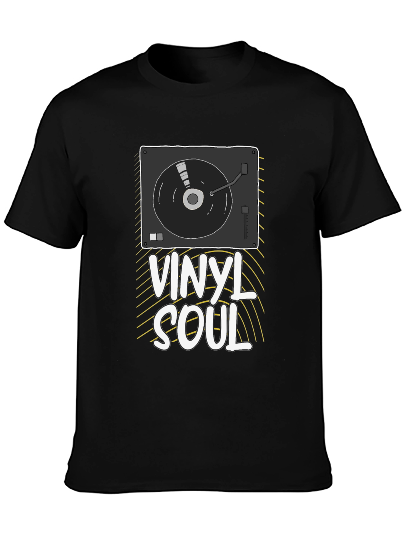 Vinyl Soul Graphic Tee - Music Lover T-Shirt
