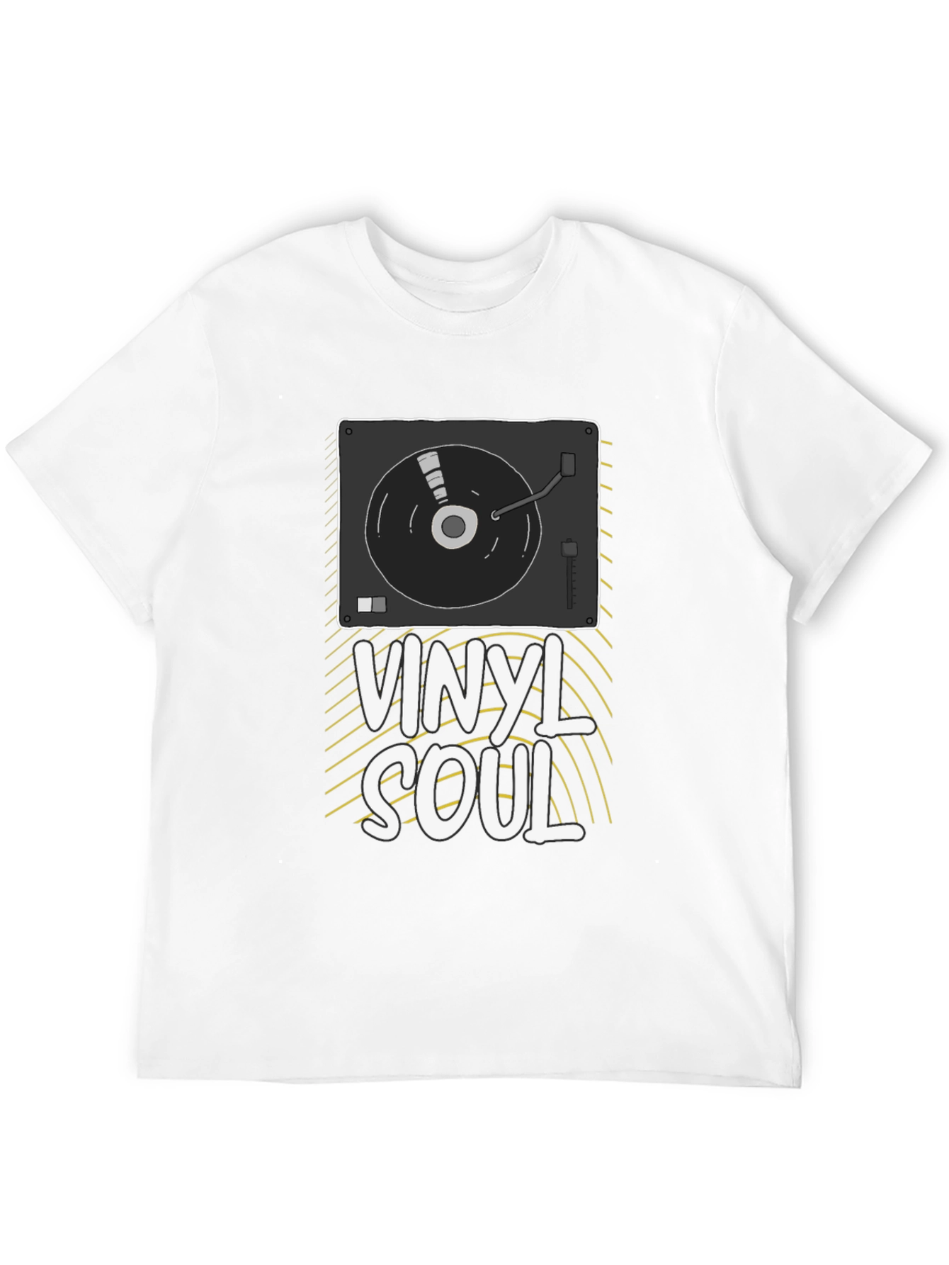Vinyl Soul Graphic Tee - Music Lover T-Shirt