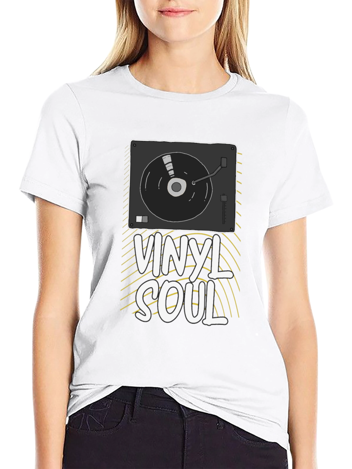 Vinyl Soul Graphic Tee - Music Lover T-Shirt