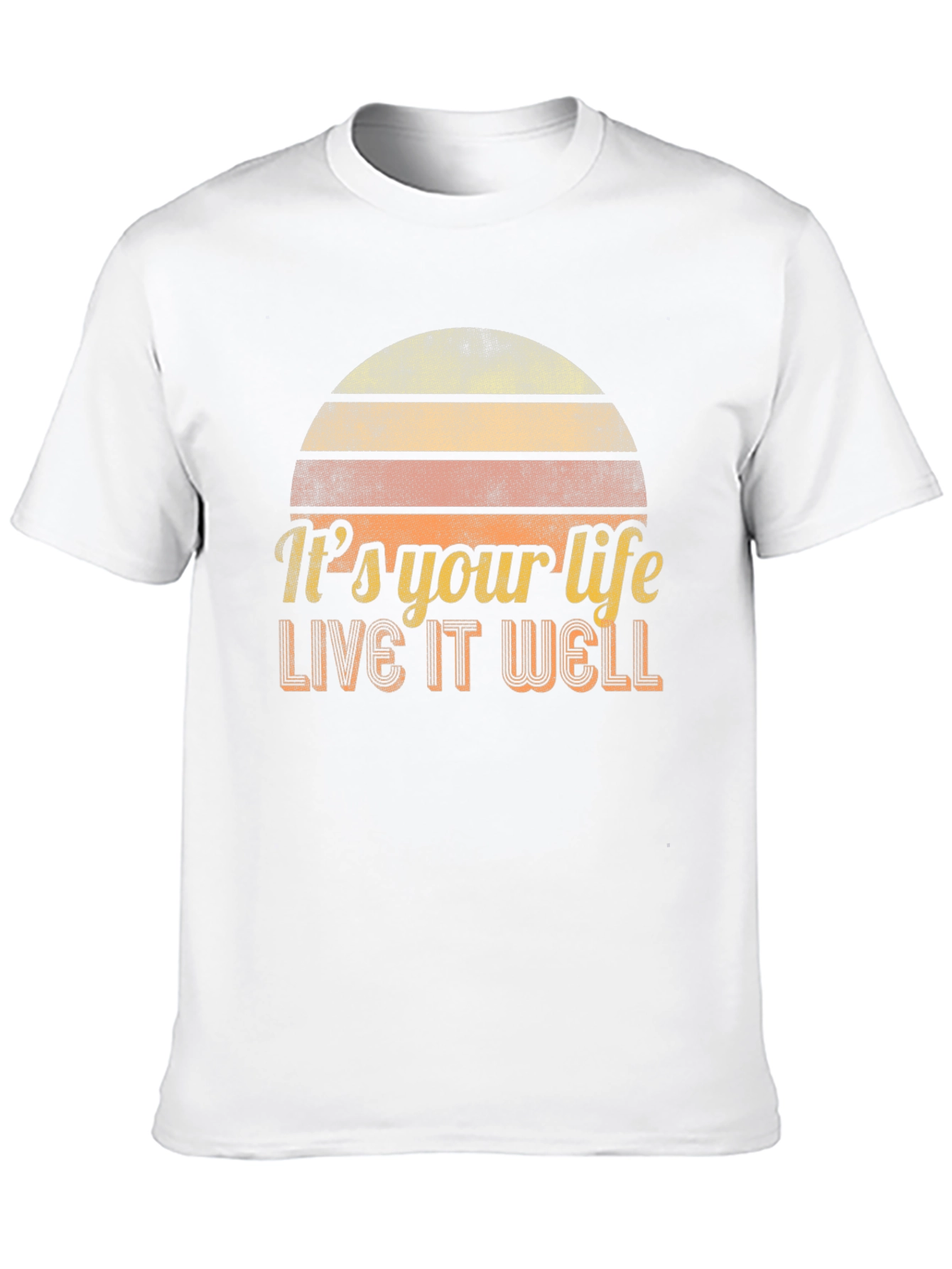 Its Your Life Live It Well Retro Graphic Tee