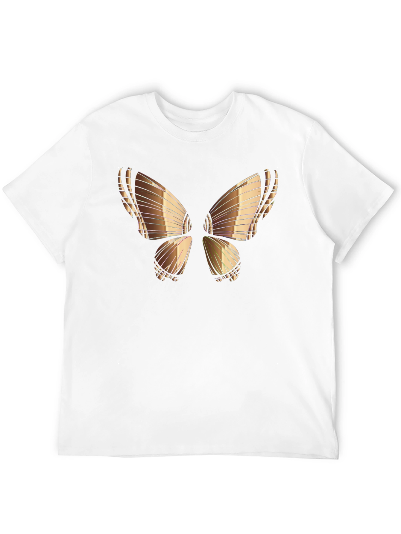 Butterfly Graphic Tee - Black Cotton Blend