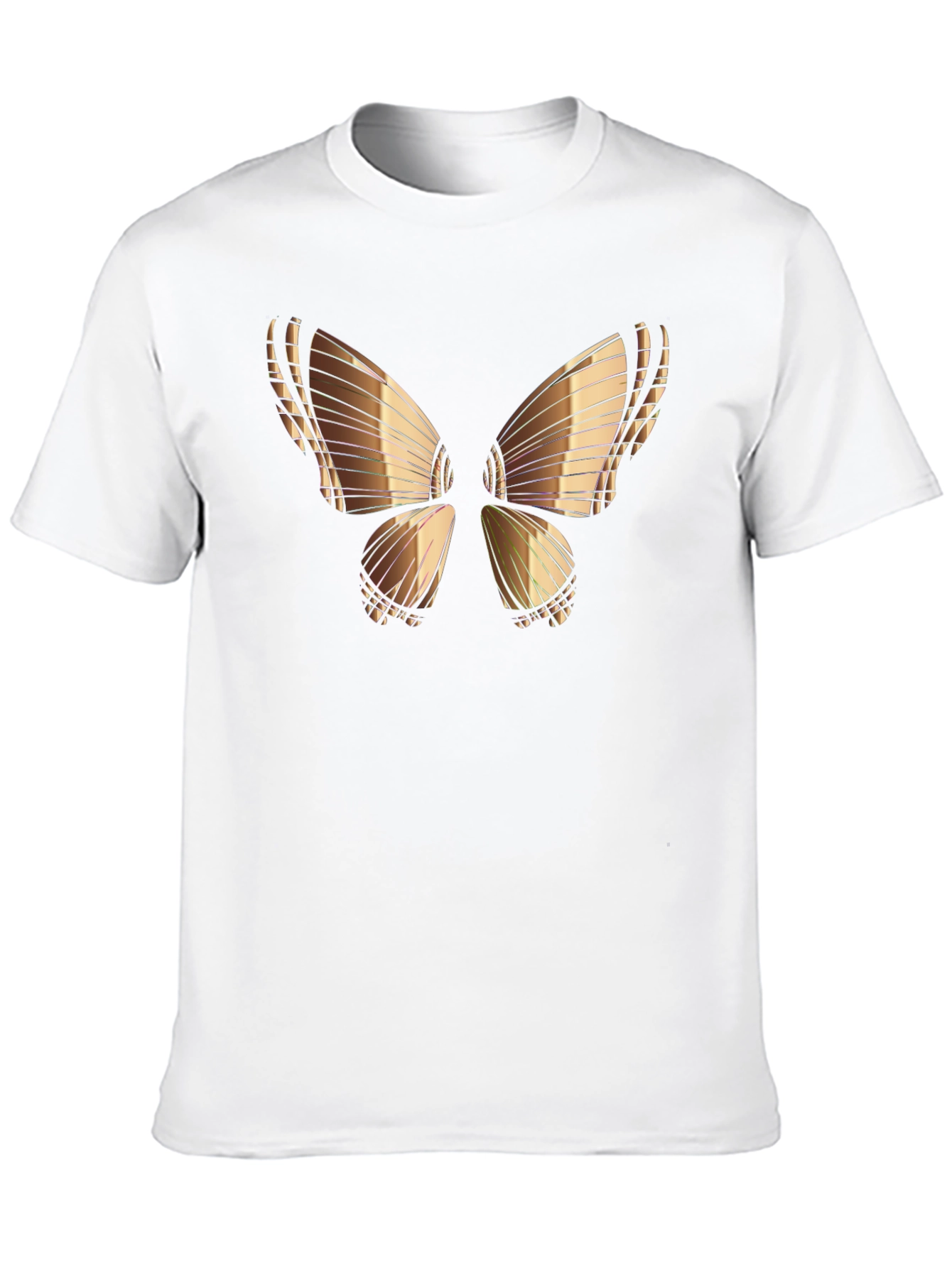 Butterfly Graphic Tee - Black Cotton Blend