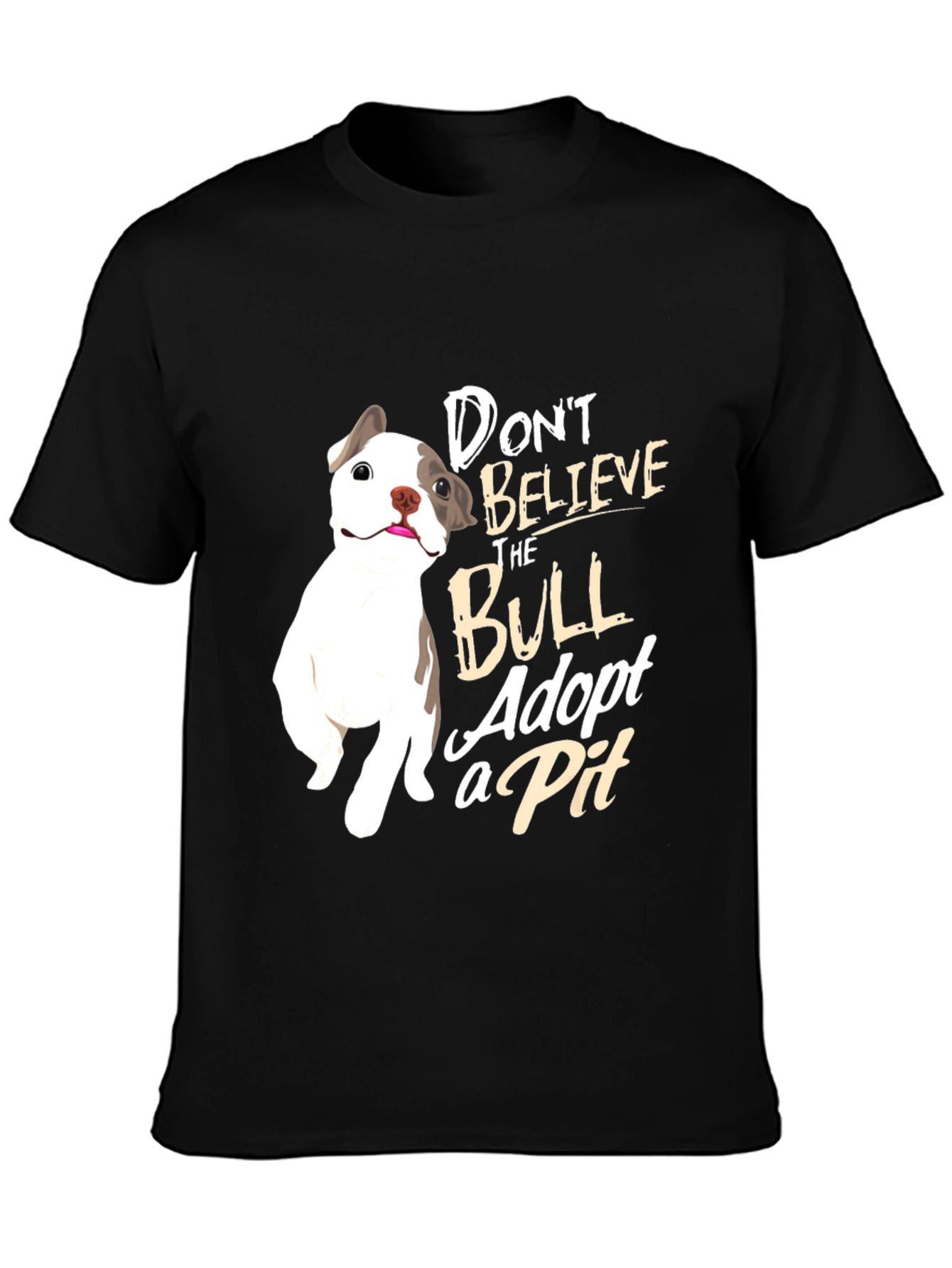 Adopt A Pit Bull Graphic Tee