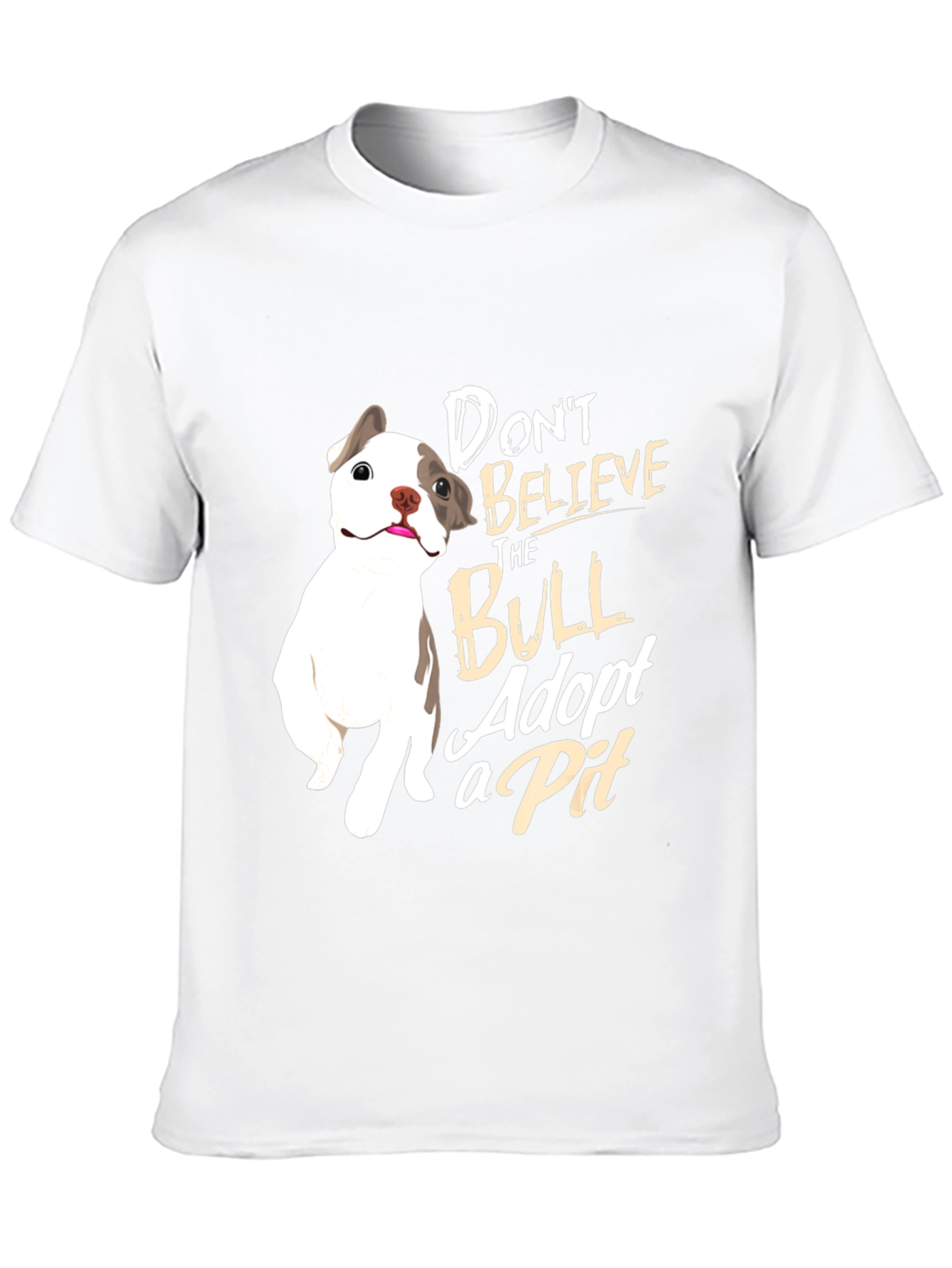 Adopt A Pit Bull Graphic Tee