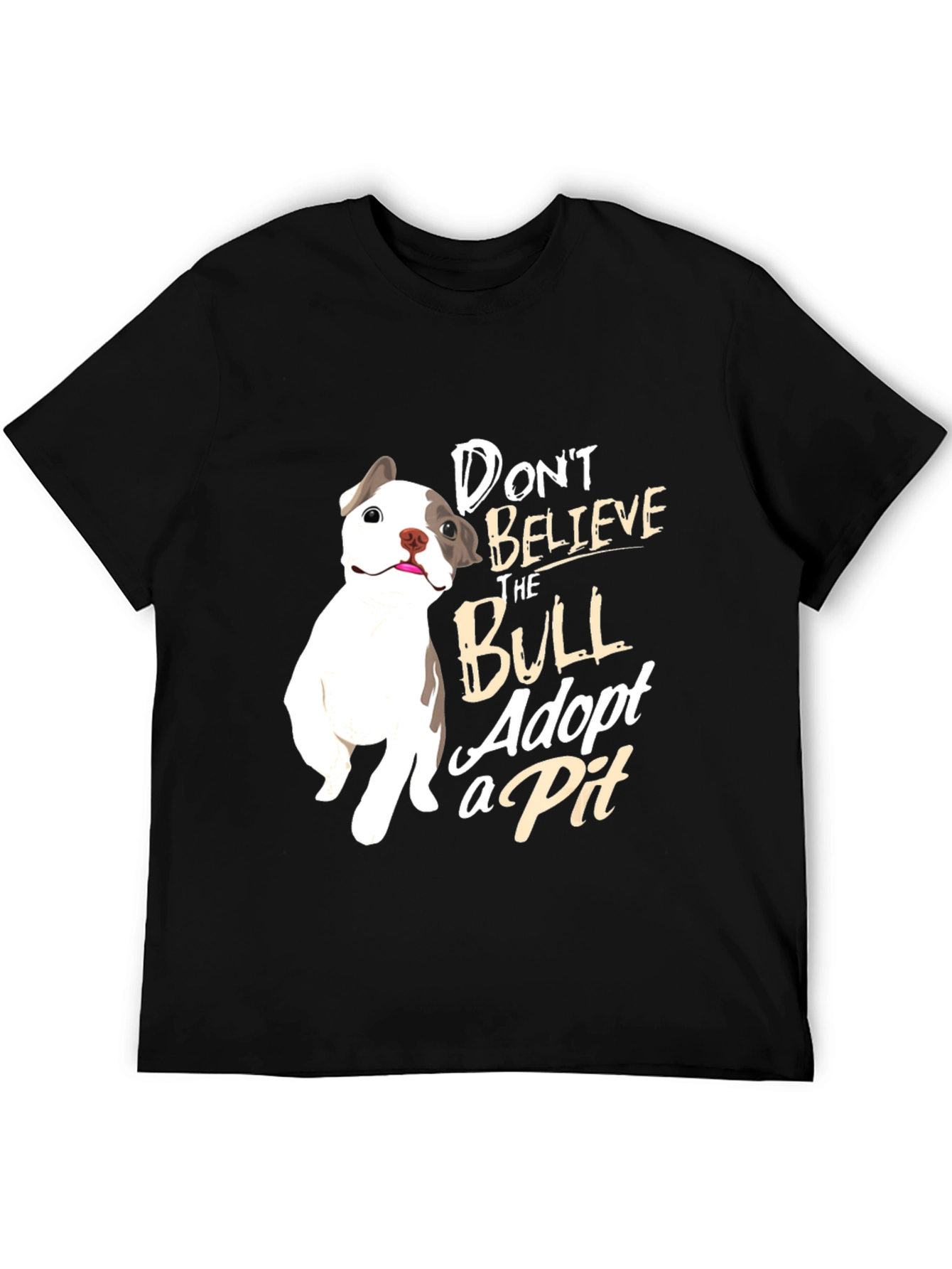 Adopt A Pit Bull Graphic Tee