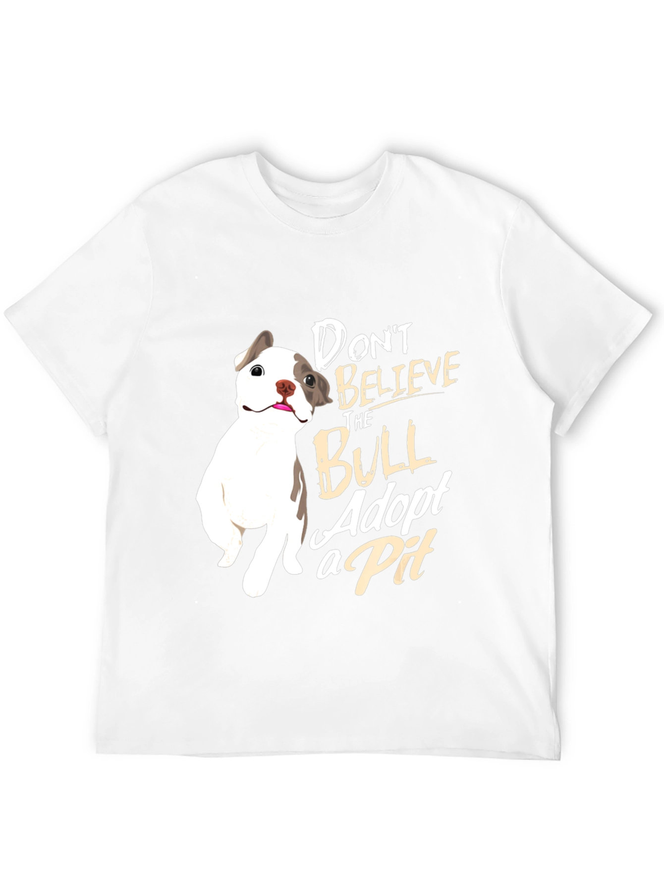 Adopt A Pit Bull Graphic Tee
