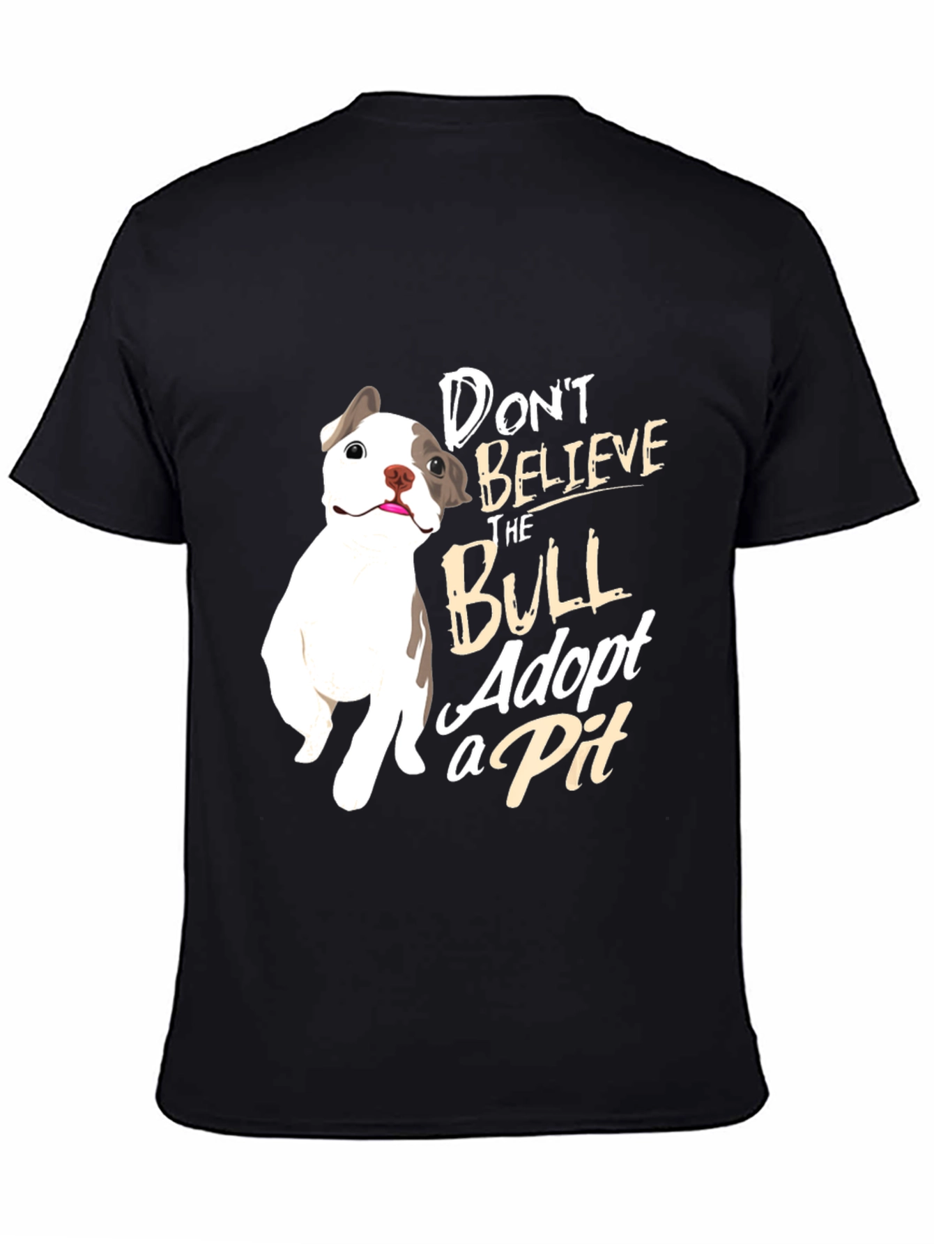 Adopt A Pit Bull Graphic Tee