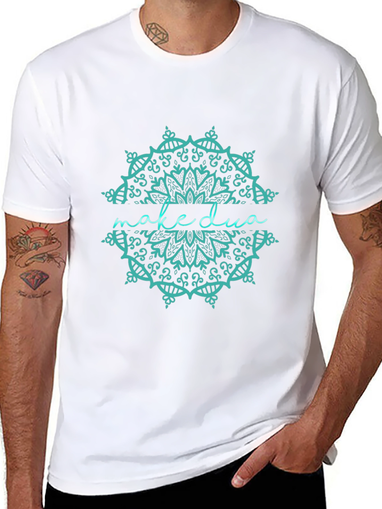 Make Dua Mandala T-Shirt - Islamic Gift