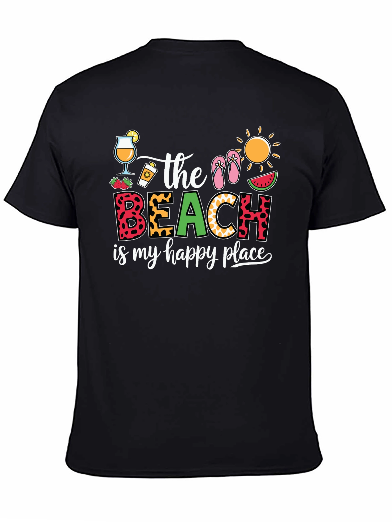 The Beach is My Happy Place Graphic T-Shirt