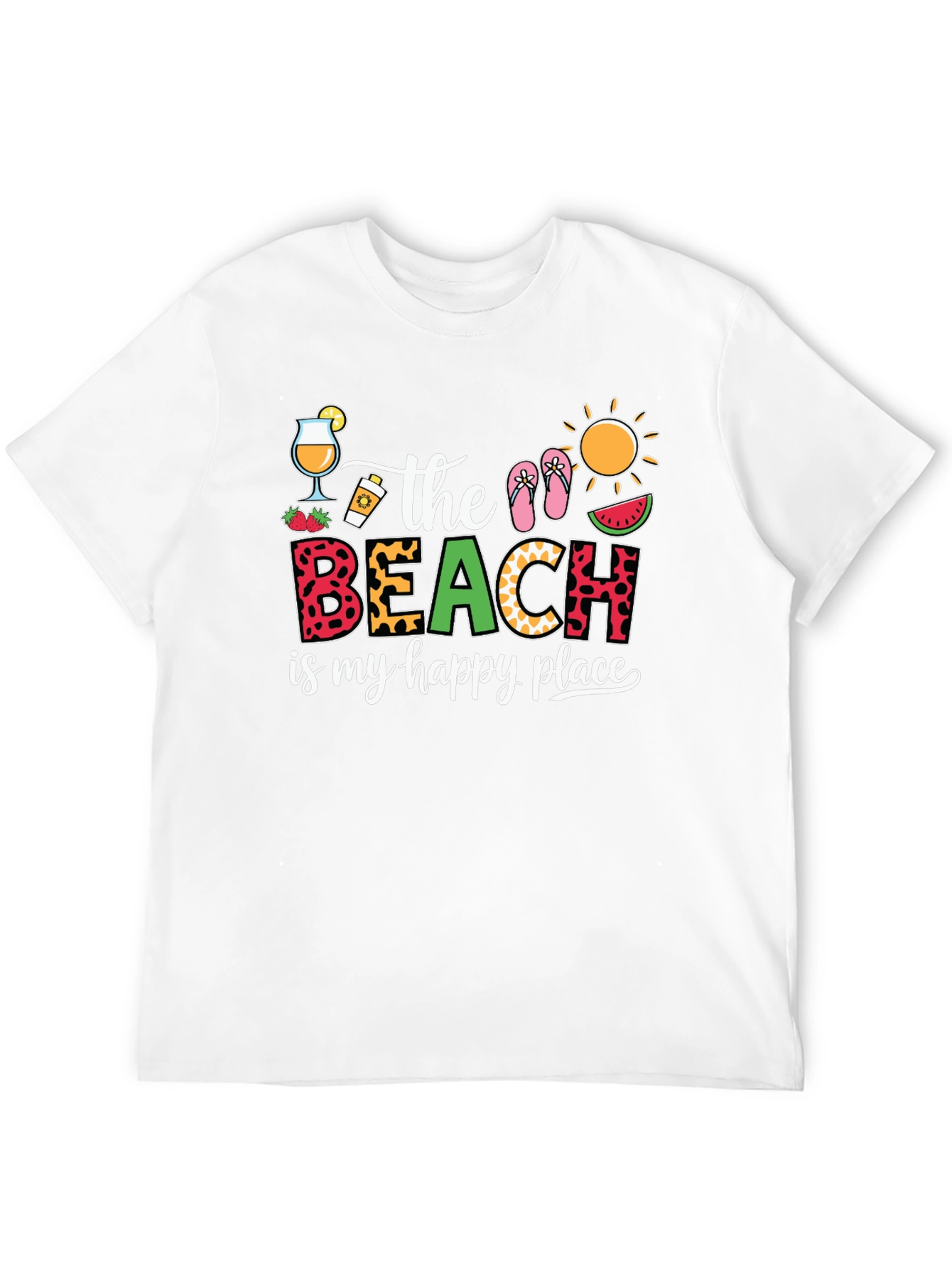 The Beach is My Happy Place Graphic T-Shirt