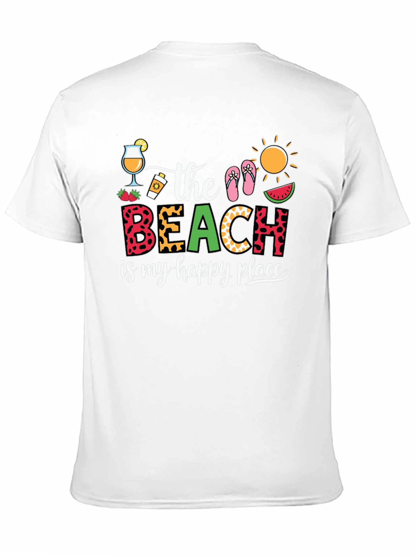The Beach is My Happy Place Graphic T-Shirt