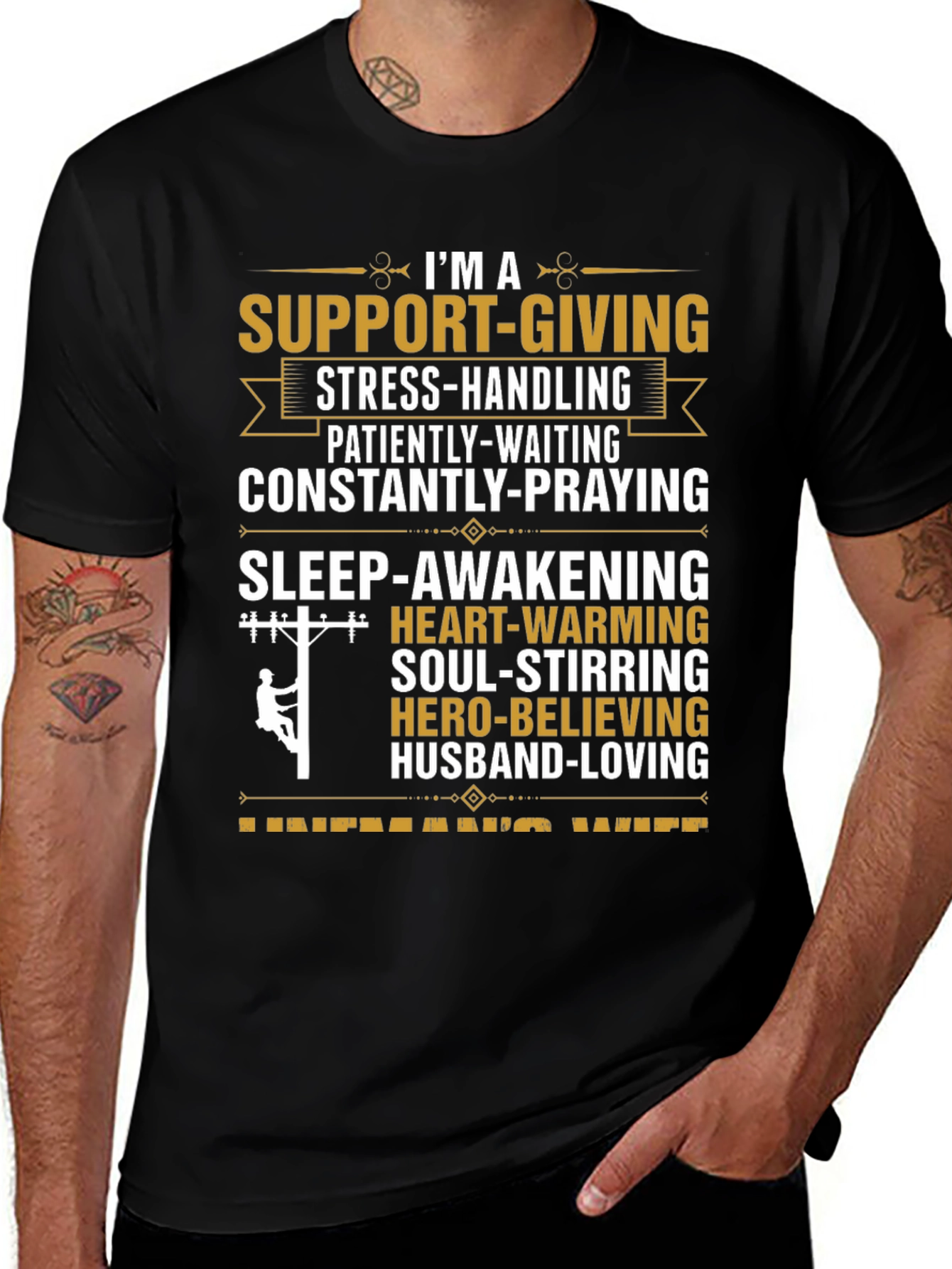 Support Giving Husband T-Shirt