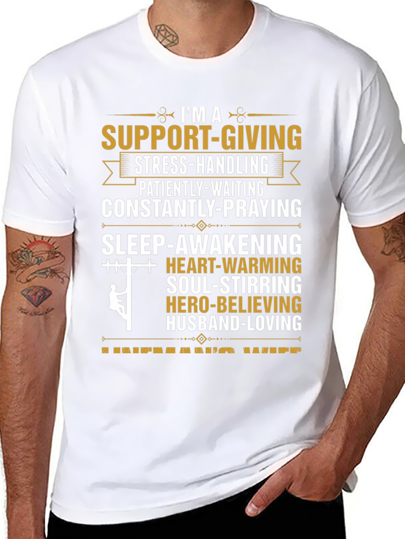 Support Giving Husband T-Shirt