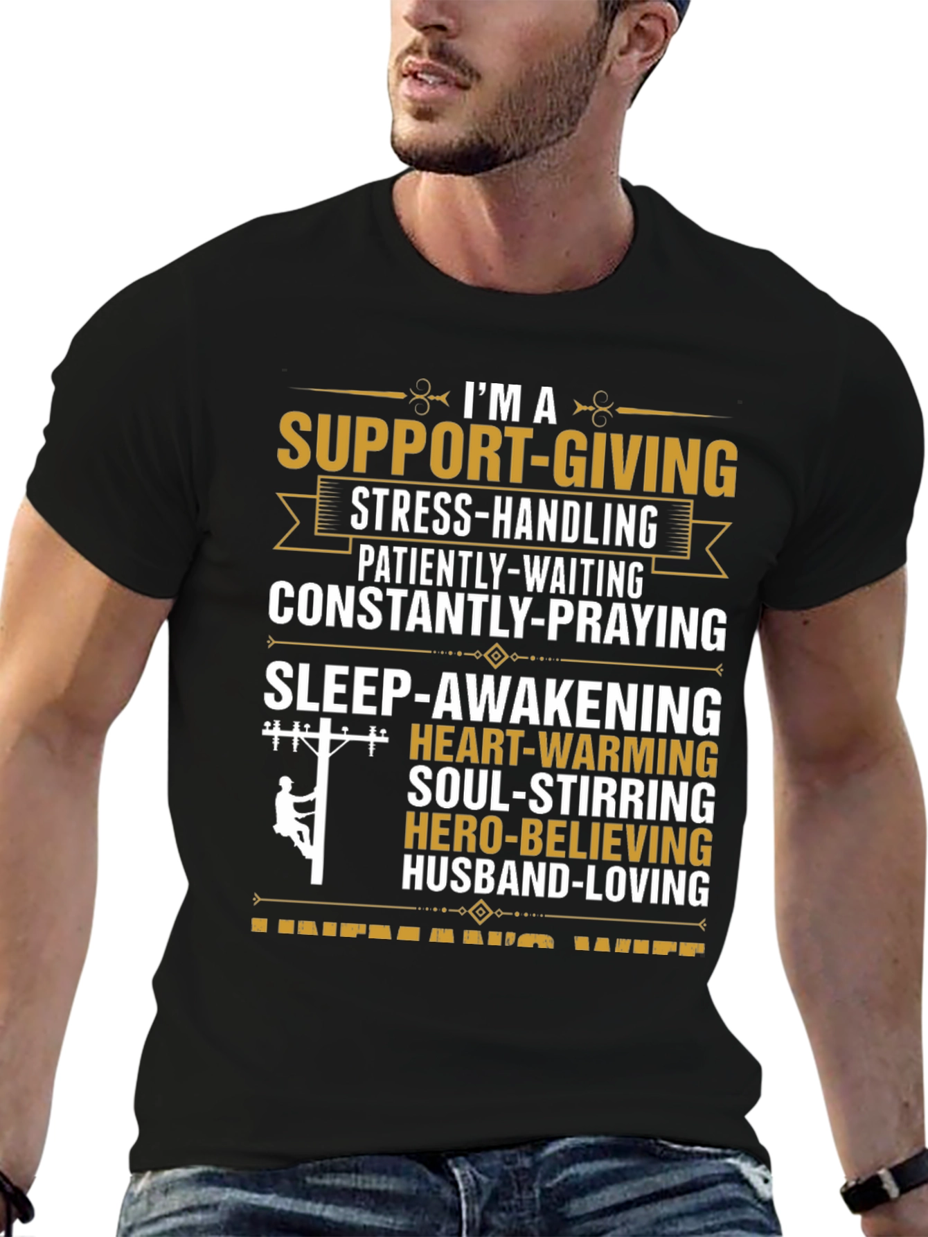Support Giving Husband T-Shirt