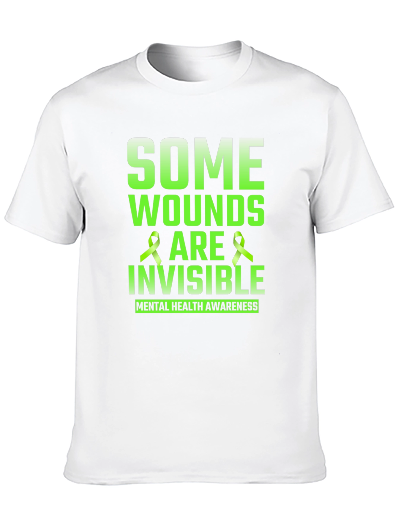 Mental Health Awareness T-Shirt - Some Wounds Are Invisible