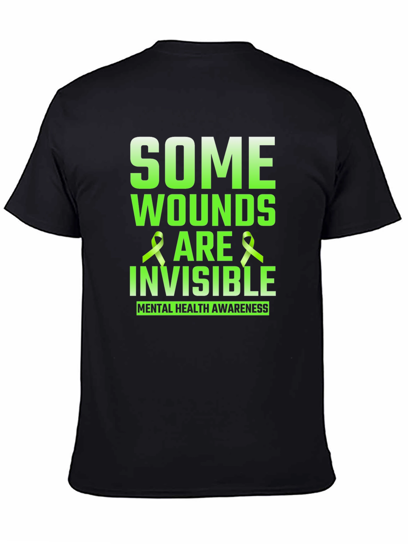 Mental Health Awareness T-Shirt - Some Wounds Are Invisible