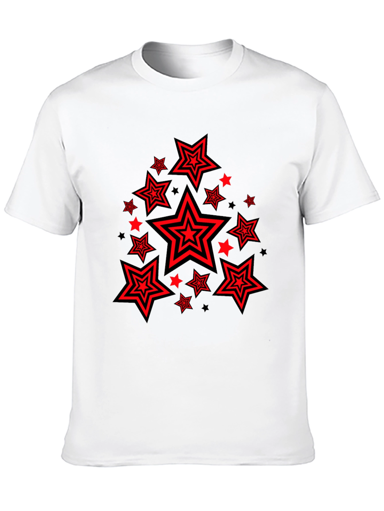 Star Graphic Black T-Shirt - Casual Style