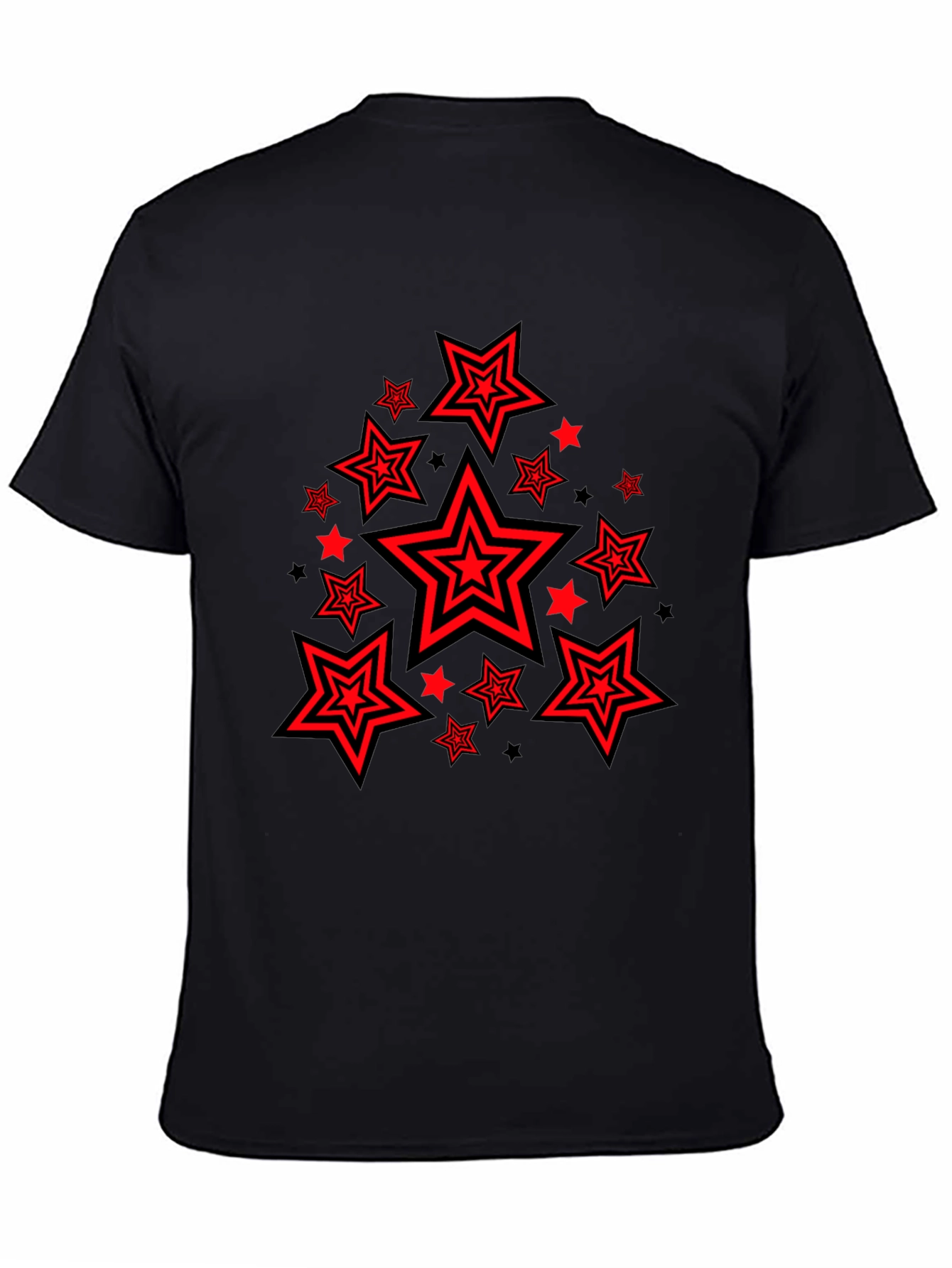 Star Graphic Black T-Shirt - Casual Style