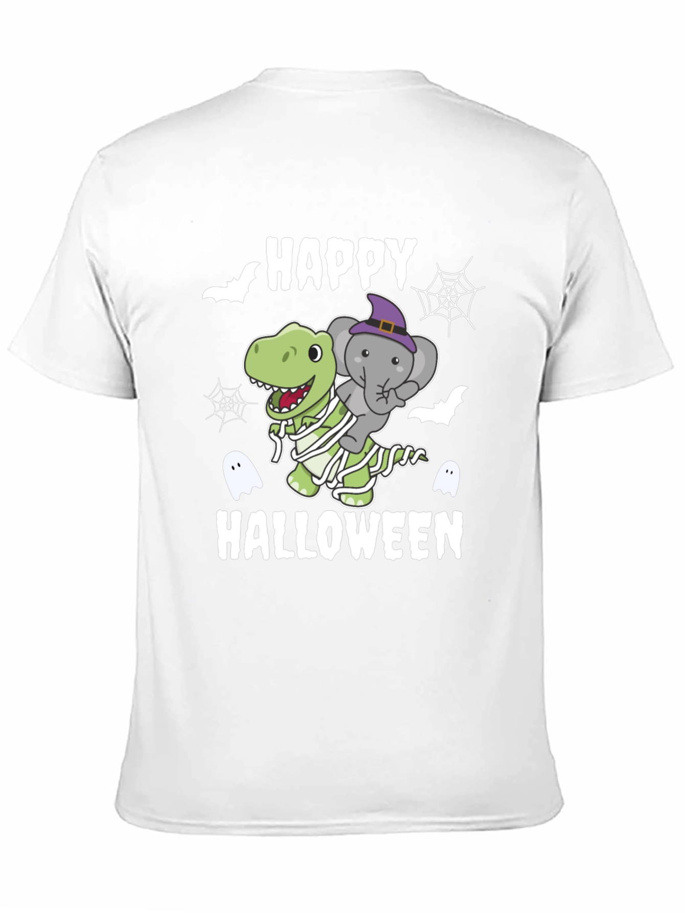 Happy Halloween Dinosaur Elephant T-Shirt