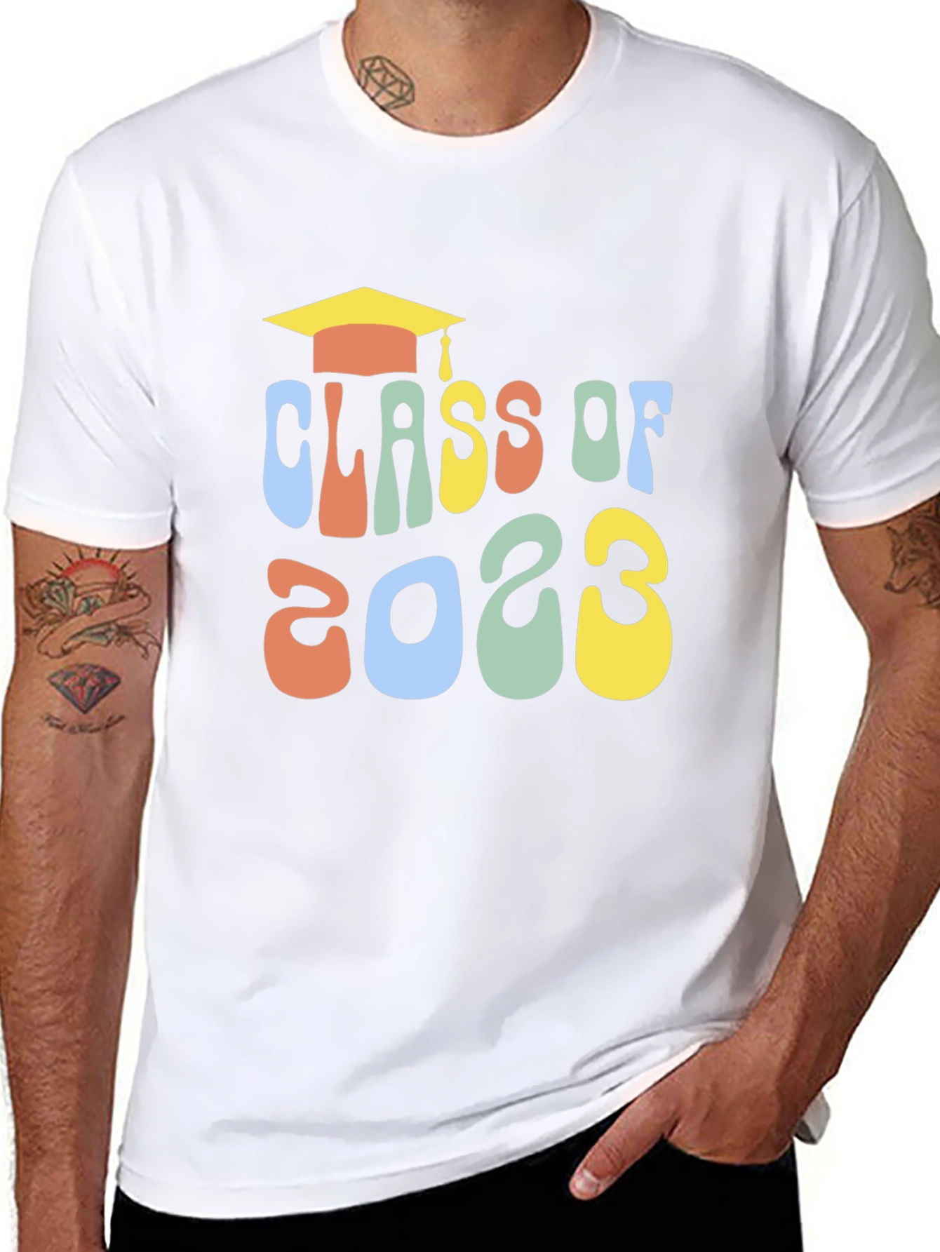 Class of 2023 Retro Graduation T-Shirt