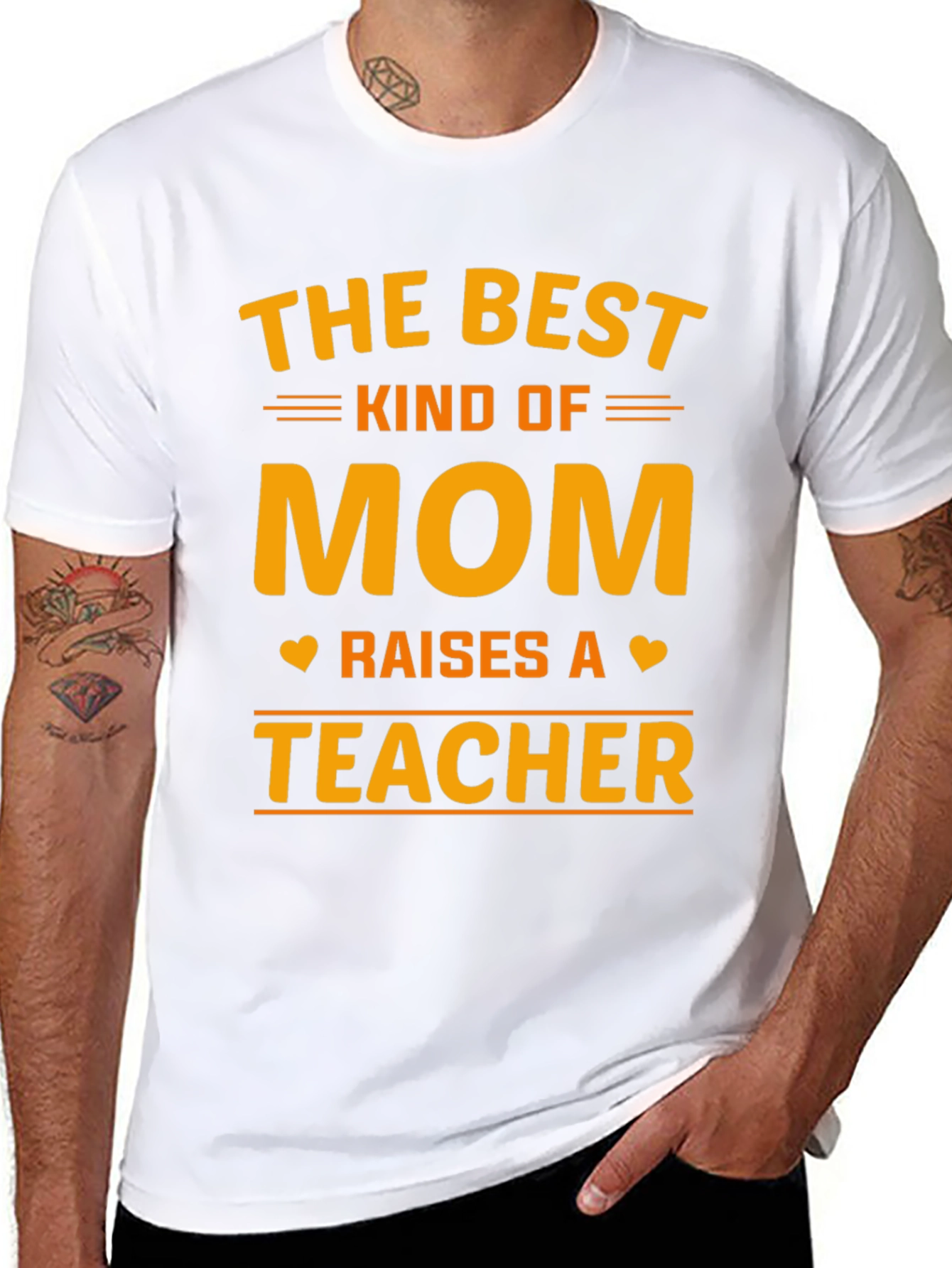 Best Kind of Mom Raises a Teacher T-Shirt