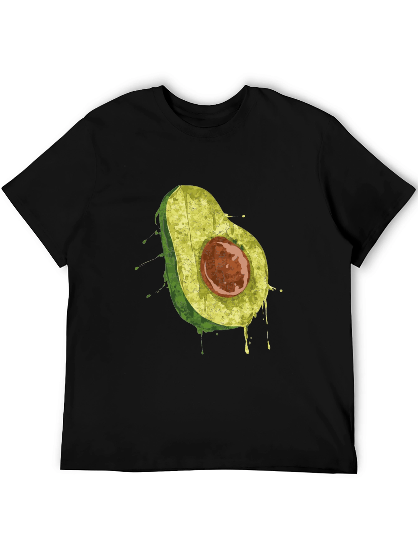 Avocado Graphic T-Shirt - Black