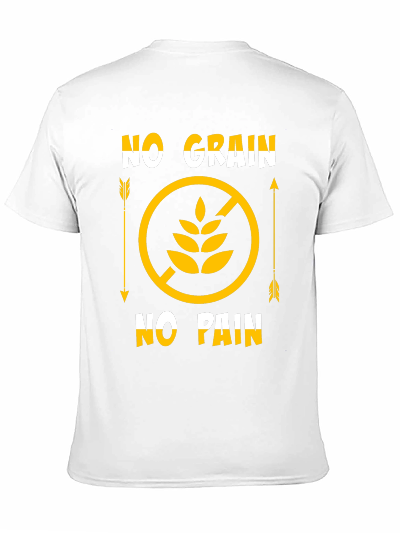 No Grain No Pain Graphic T-Shirt