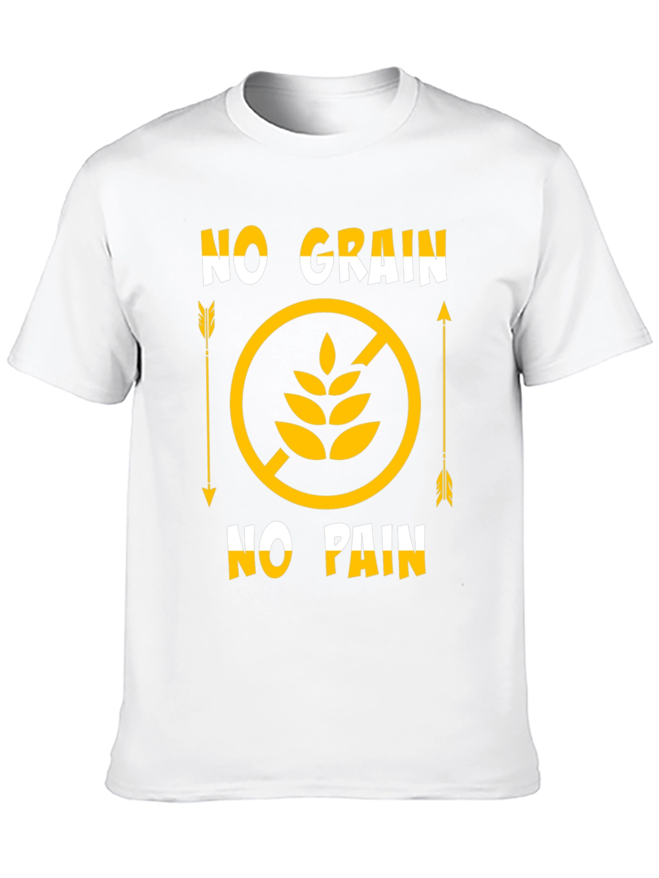 No Grain No Pain Graphic T-Shirt