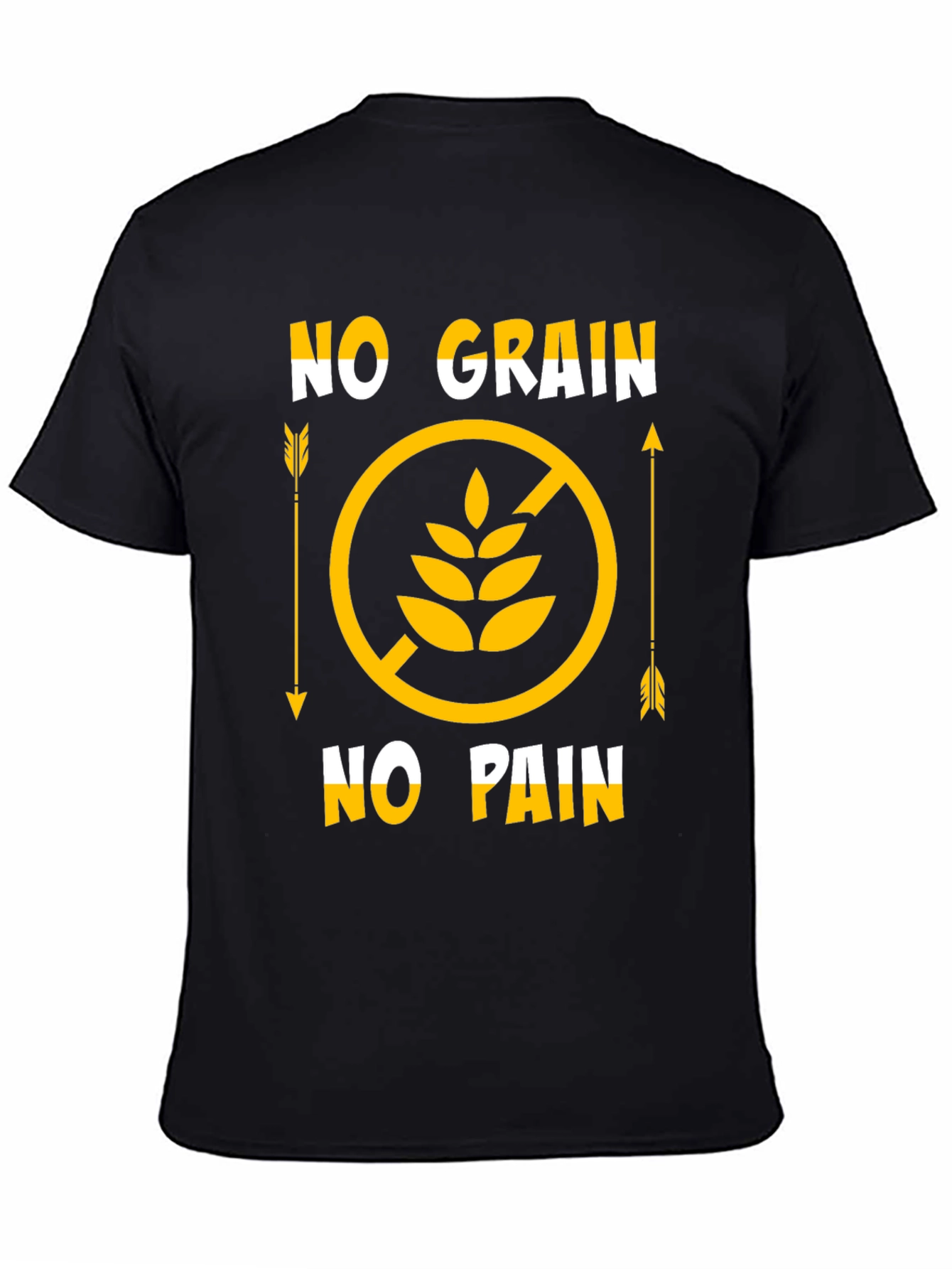 No Grain No Pain Graphic T-Shirt