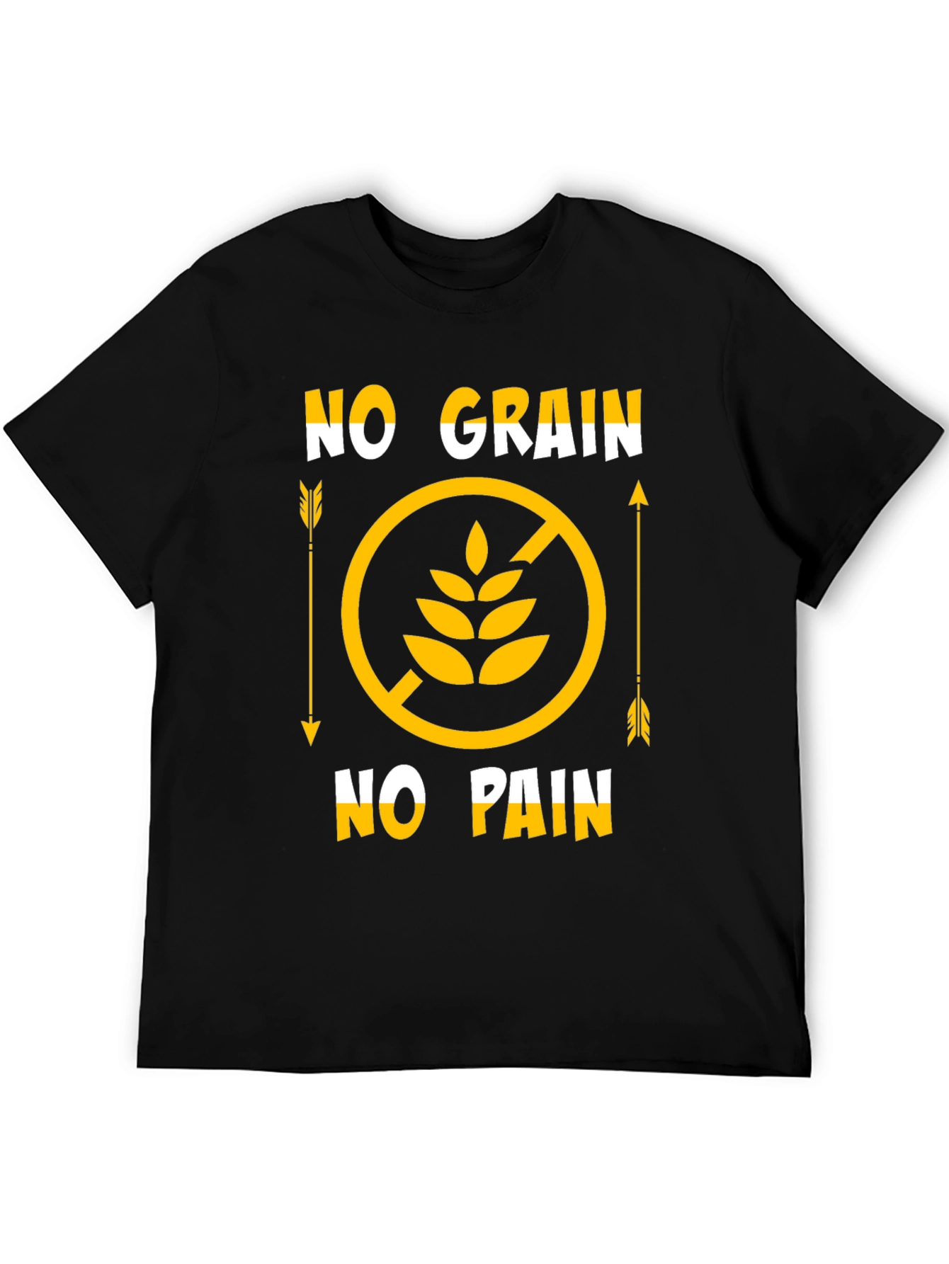 No Grain No Pain Graphic T-Shirt
