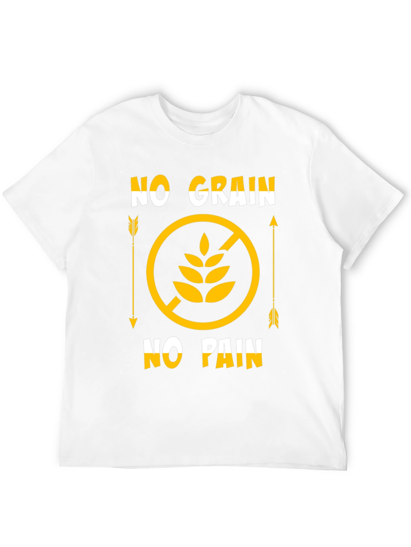No Grain No Pain Graphic T-Shirt