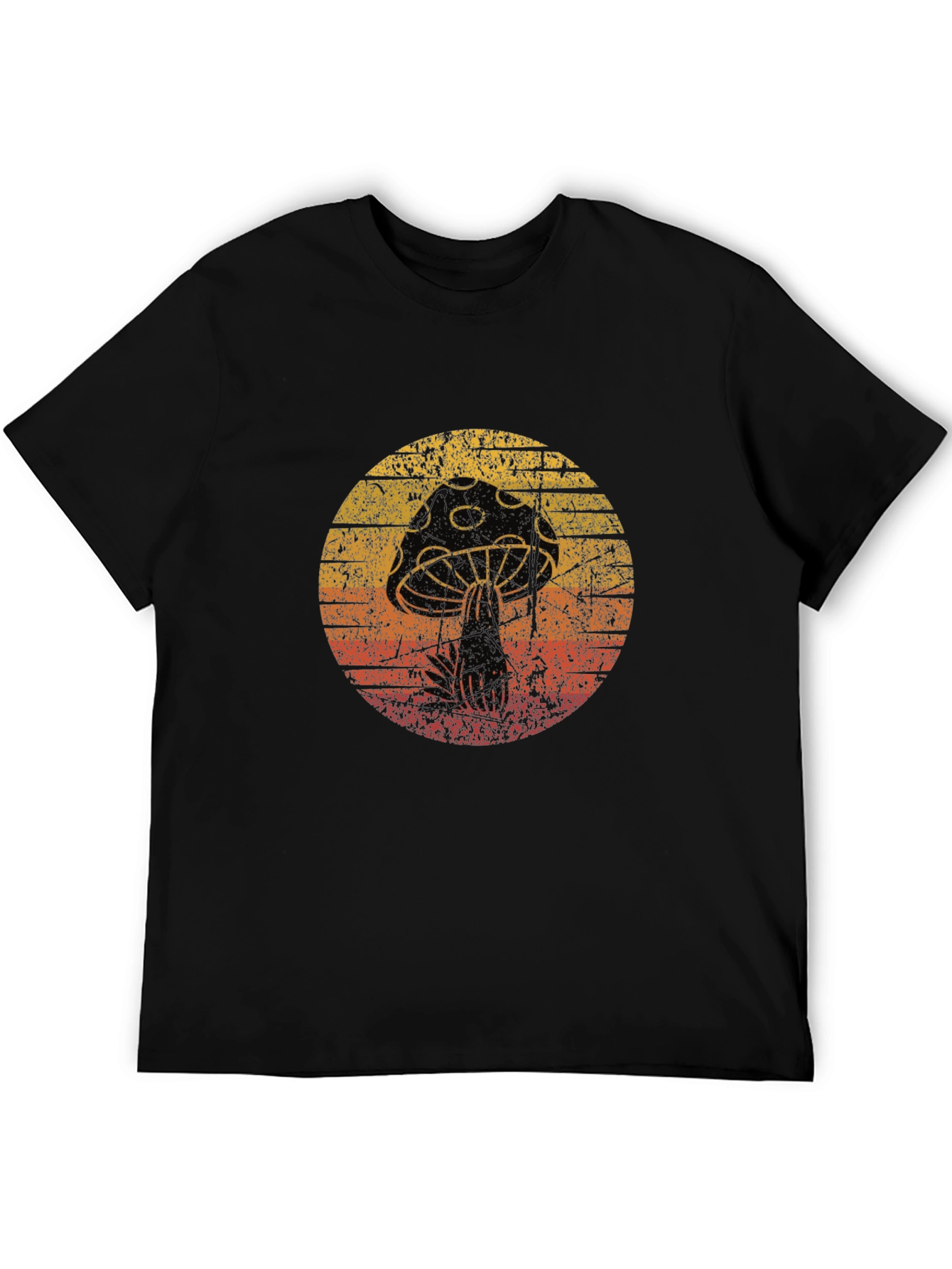 Retro Mushroom Graphic T-Shirt