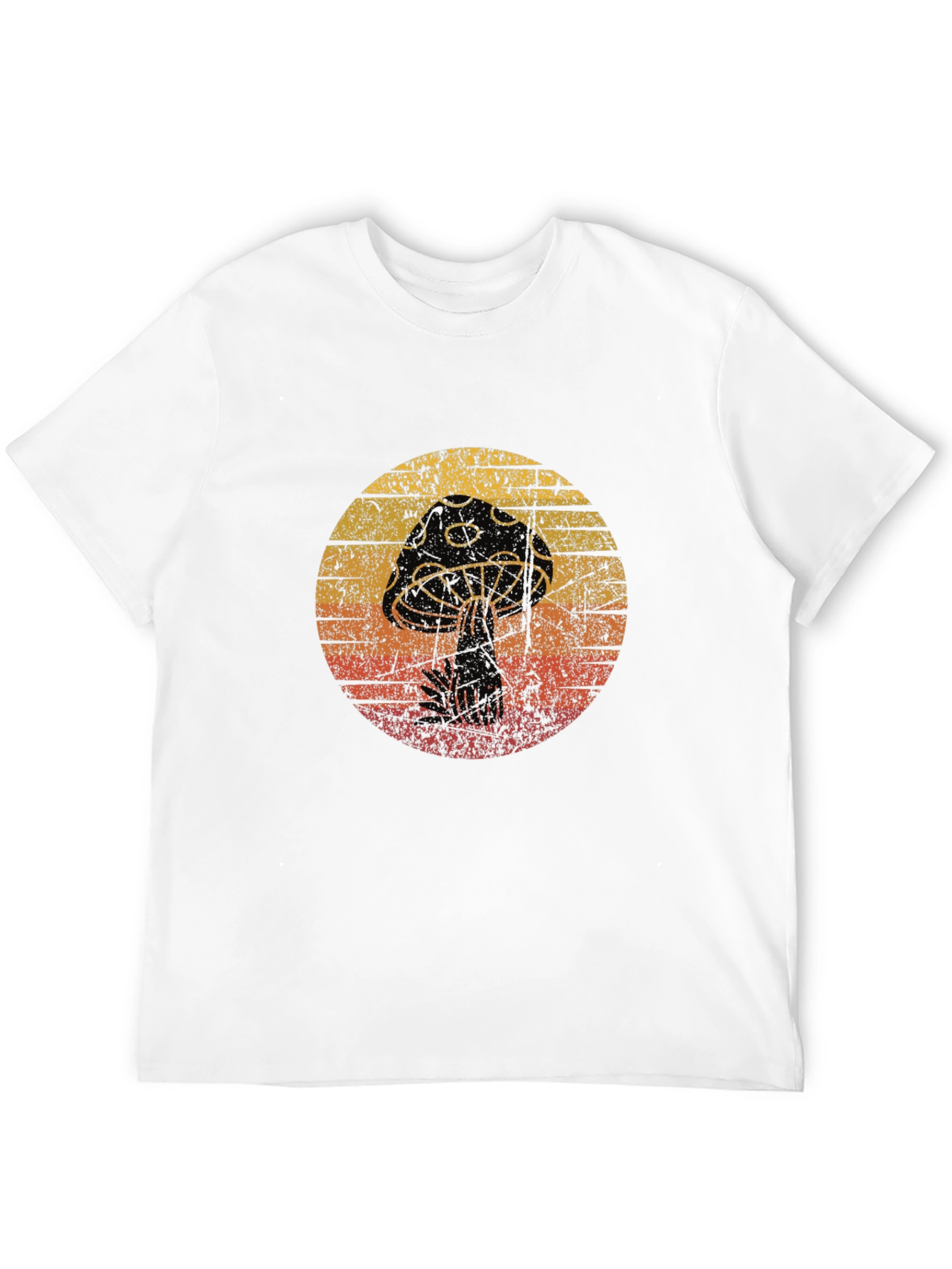 Retro Mushroom Graphic T-Shirt