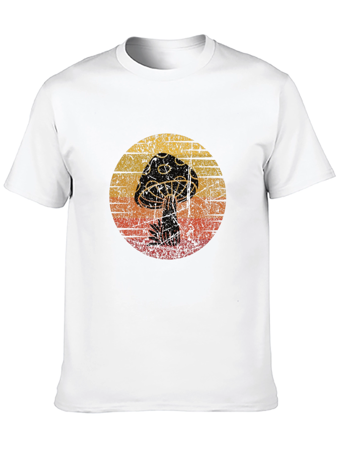 Retro Mushroom Graphic T-Shirt