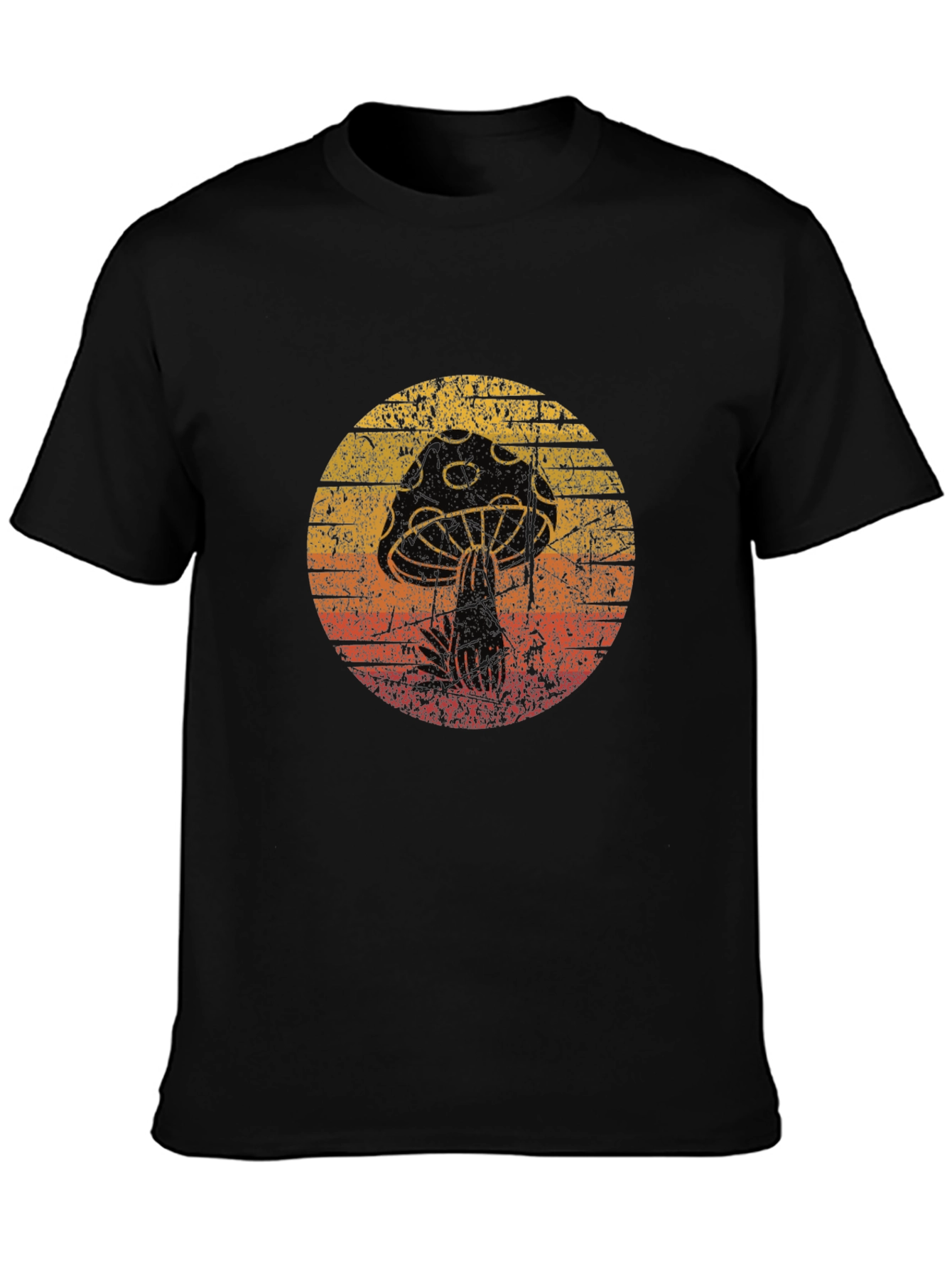 Retro Mushroom Graphic T-Shirt